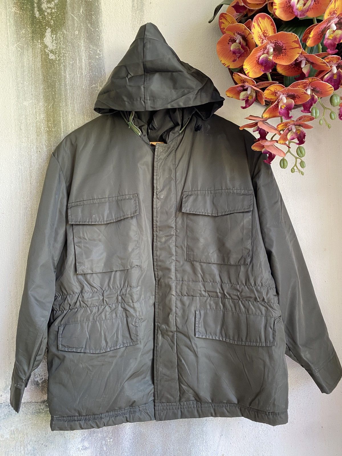 Japanese Brand × Vintage ✨Vintage Europe Sherpa Hoodie Fleece Lining Winter Jacket Size US L / EU 52-54 / 3 - 2 Thumbnail