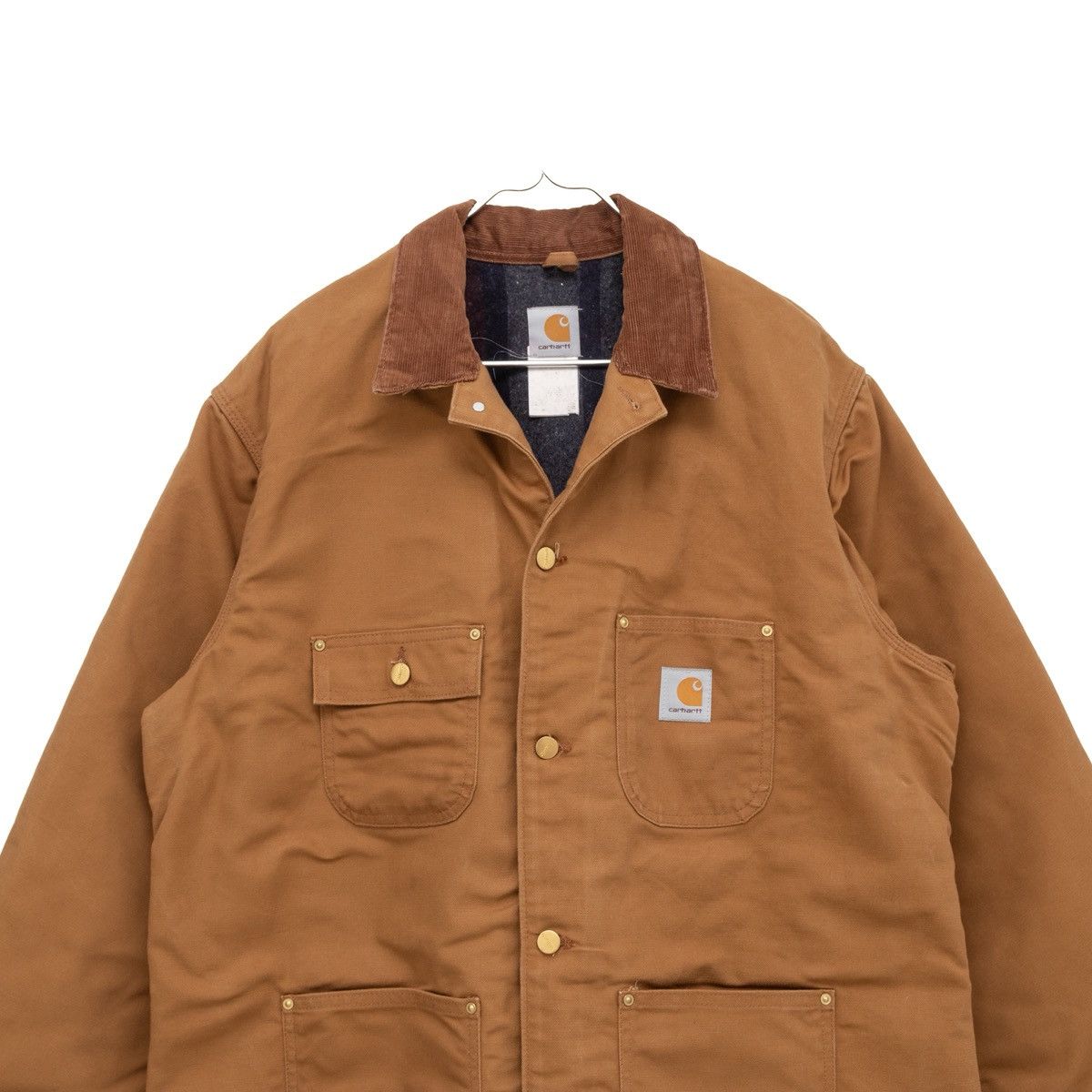 Carhartt VTG Carhartt Michigan Chore Jacket CO1 BRN Blanket Lined Size US XL / EU 56 / 4 - 2 Thumbnail