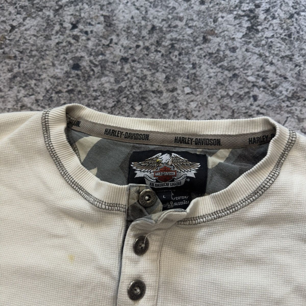 Harley Davidson Thrashed Faded Harley Davidson Shirt ERD Grunge Biker Size US L / EU 52-54 / 3 - 4 Thumbnail