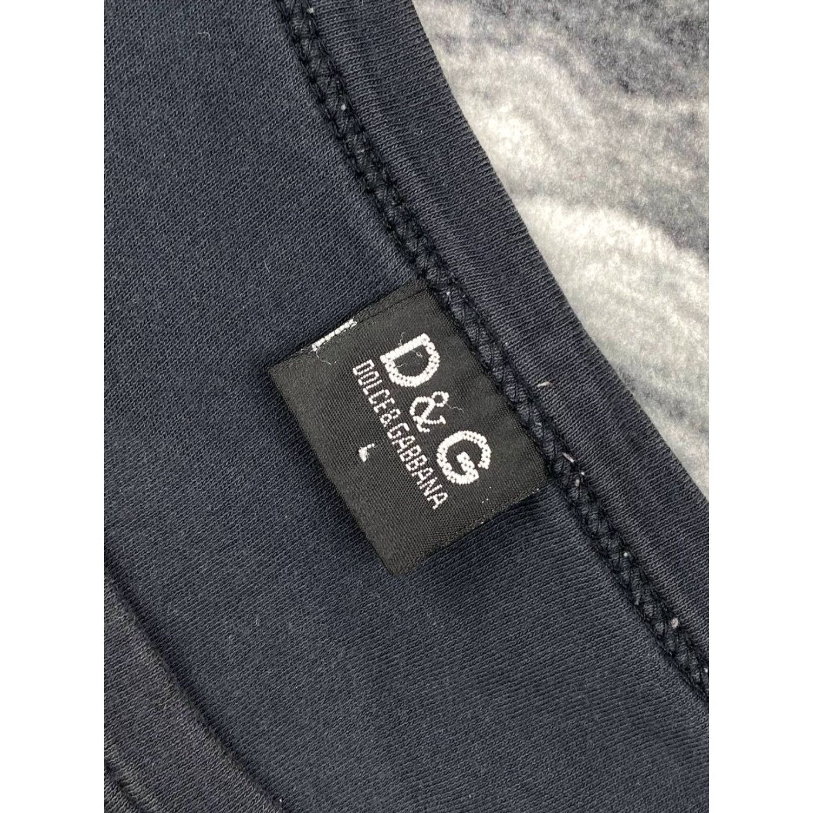 Dolce & Gabbana Dolce&Gabbana T-Shirt Men Size L Black Logo Crew Neck Short Sleeve Cotton Size US L / EU 52-54 / 3 - 6 Thumbnail