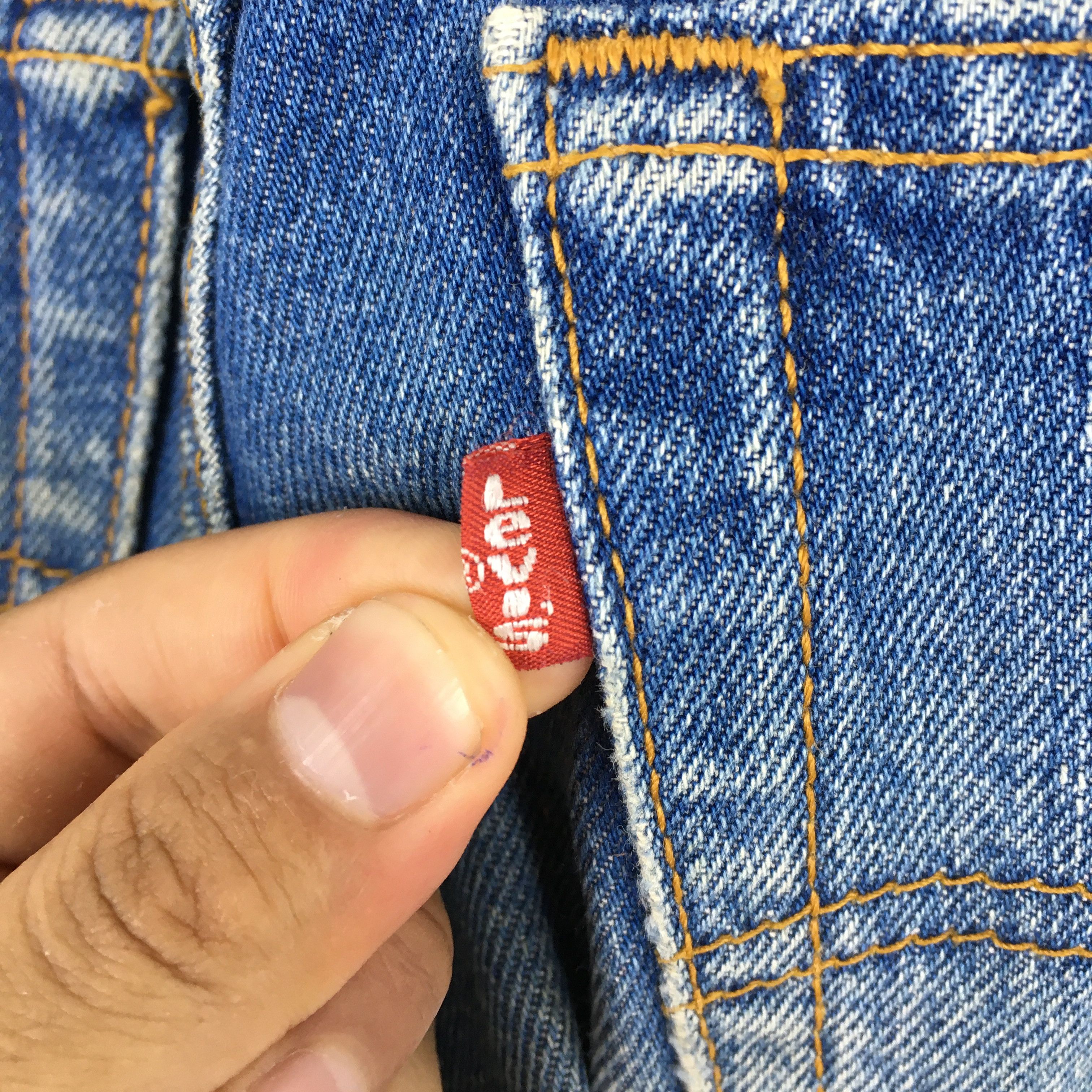 Levi's Size 27x30 Vintage 90s Levi's 501 Faded Blue Jeans S409 Size 27" / US 4 / IT 40 - 14 Thumbnail