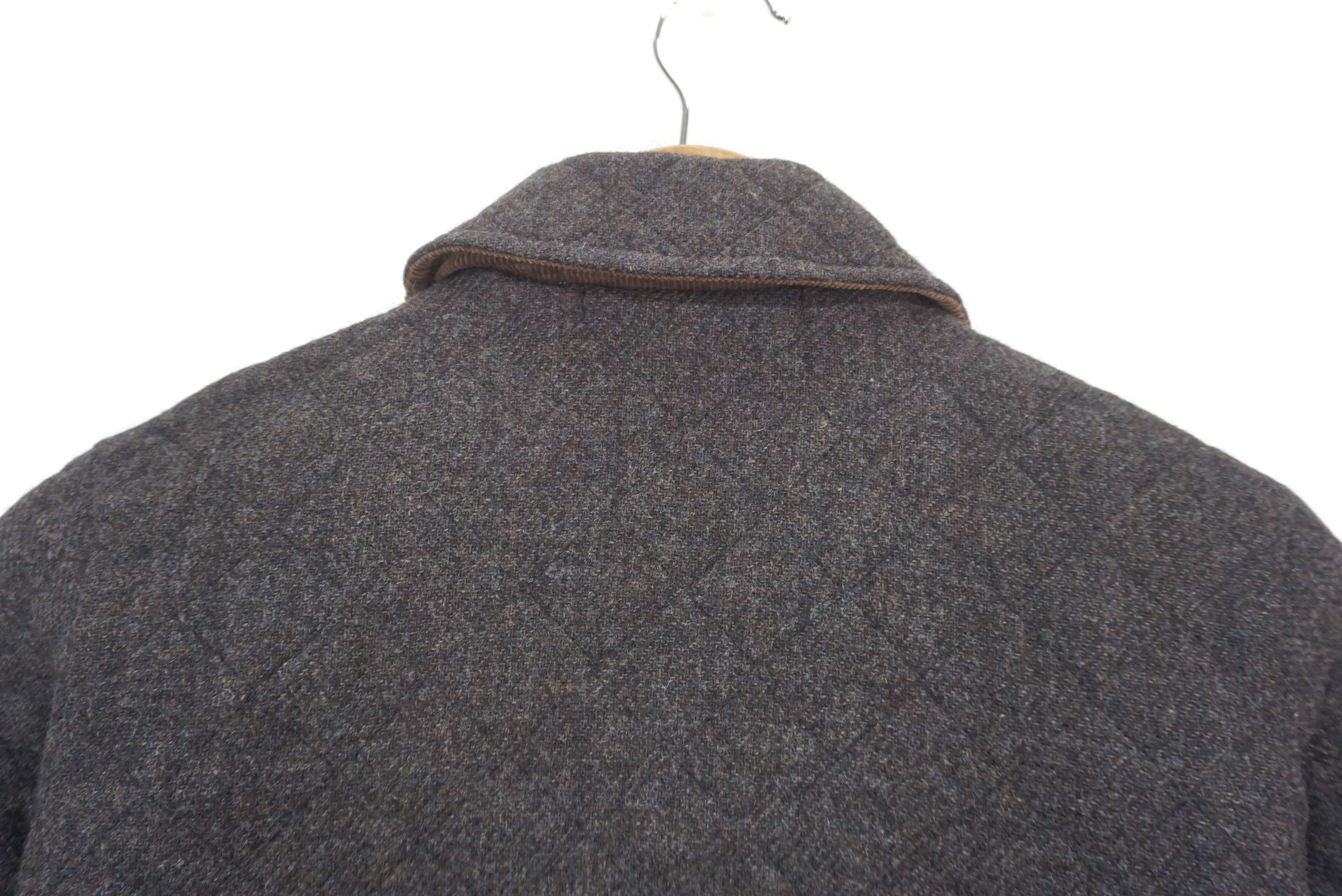 Mackintosh Quilted Lining Wool Jacket Long Coat Made in Scotland Size XS / US 0-2 / IT 36-38 - 10 Thumbnail