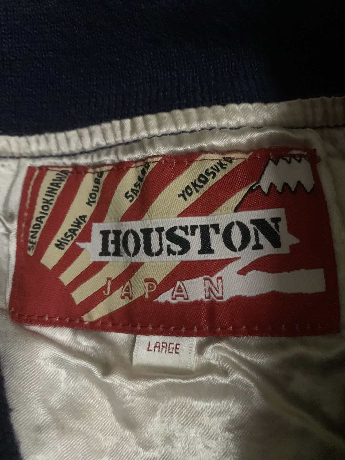 Japanese Brand Houston Rayon Sukajan Japan Tiger Zipper Sun Faded Jacket Size US L / EU 52-54 / 3 - 8 Thumbnail
