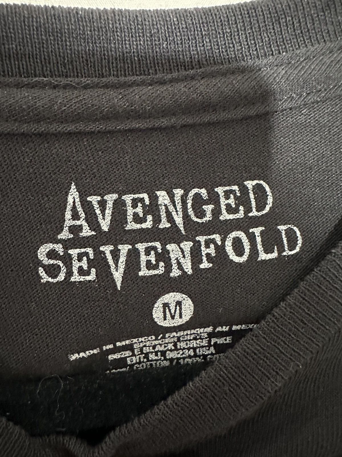 Vintage Avenged Sevenfold Band Tee Size US M / EU 48-50 / 2 - 3 Thumbnail