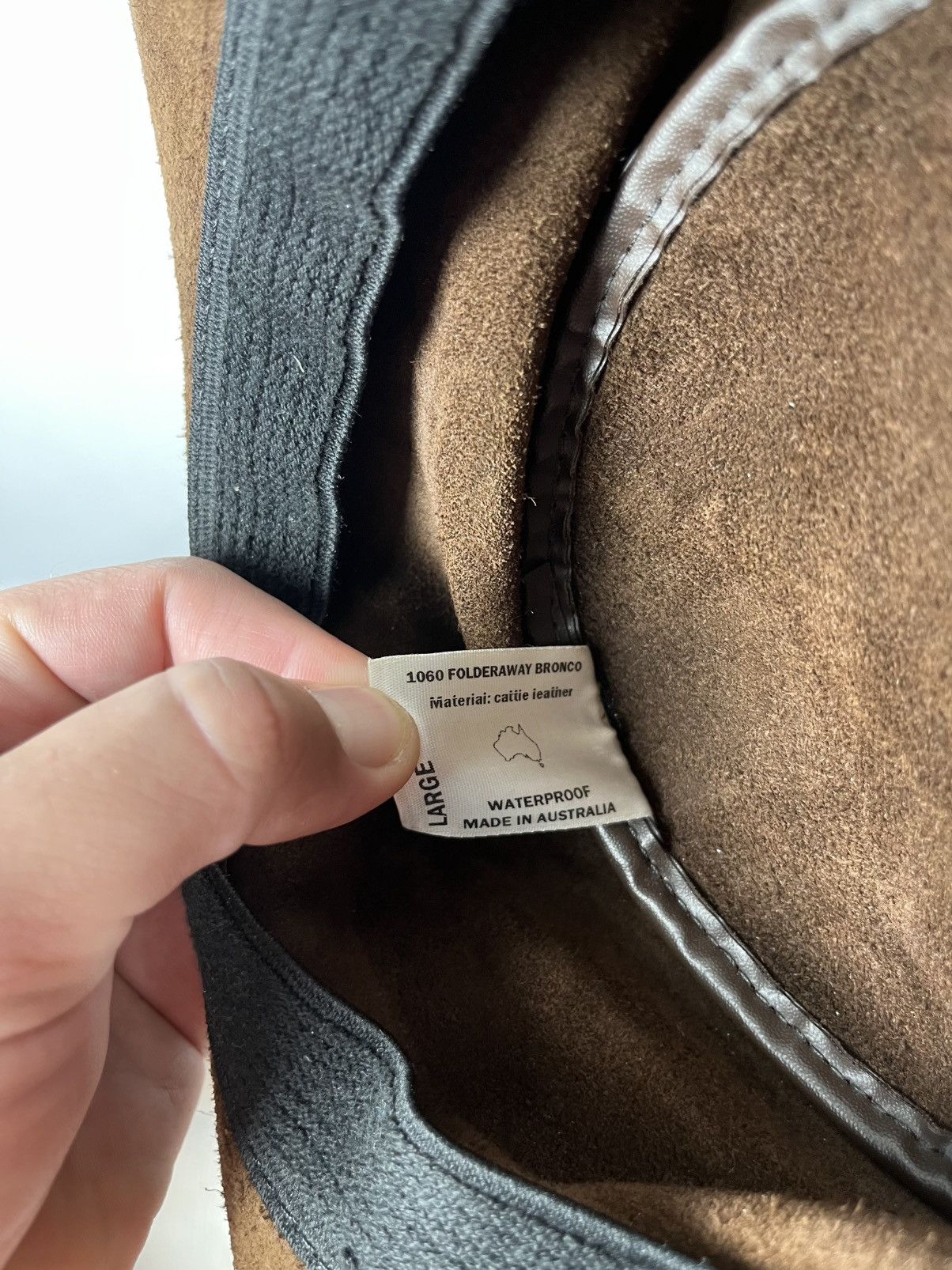 Other Barmah Leather Cowboy Outback Hat Australia Unisex L Size ONE SIZE - 10 Thumbnail