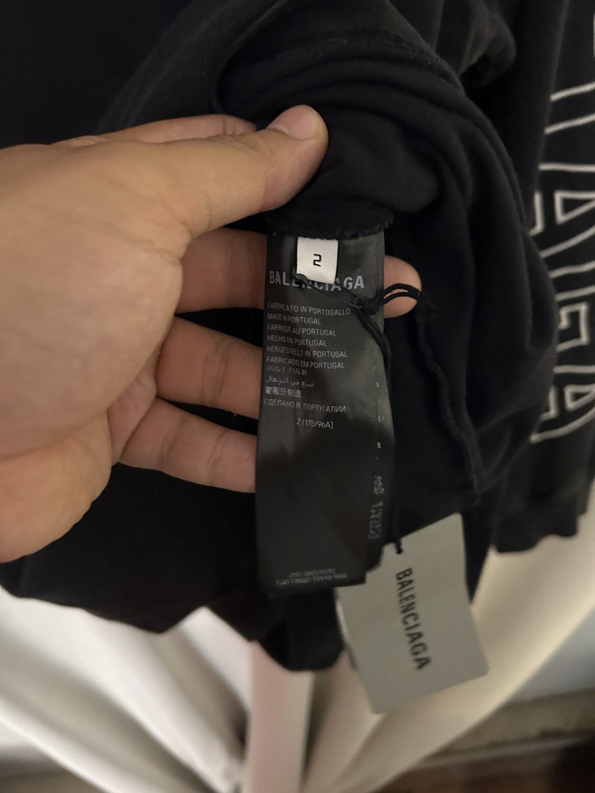 Balenciaga Balenciaga Longsleeve Tee Logo Vintage Size US M / EU 48-50 / 2 - 3 Thumbnail