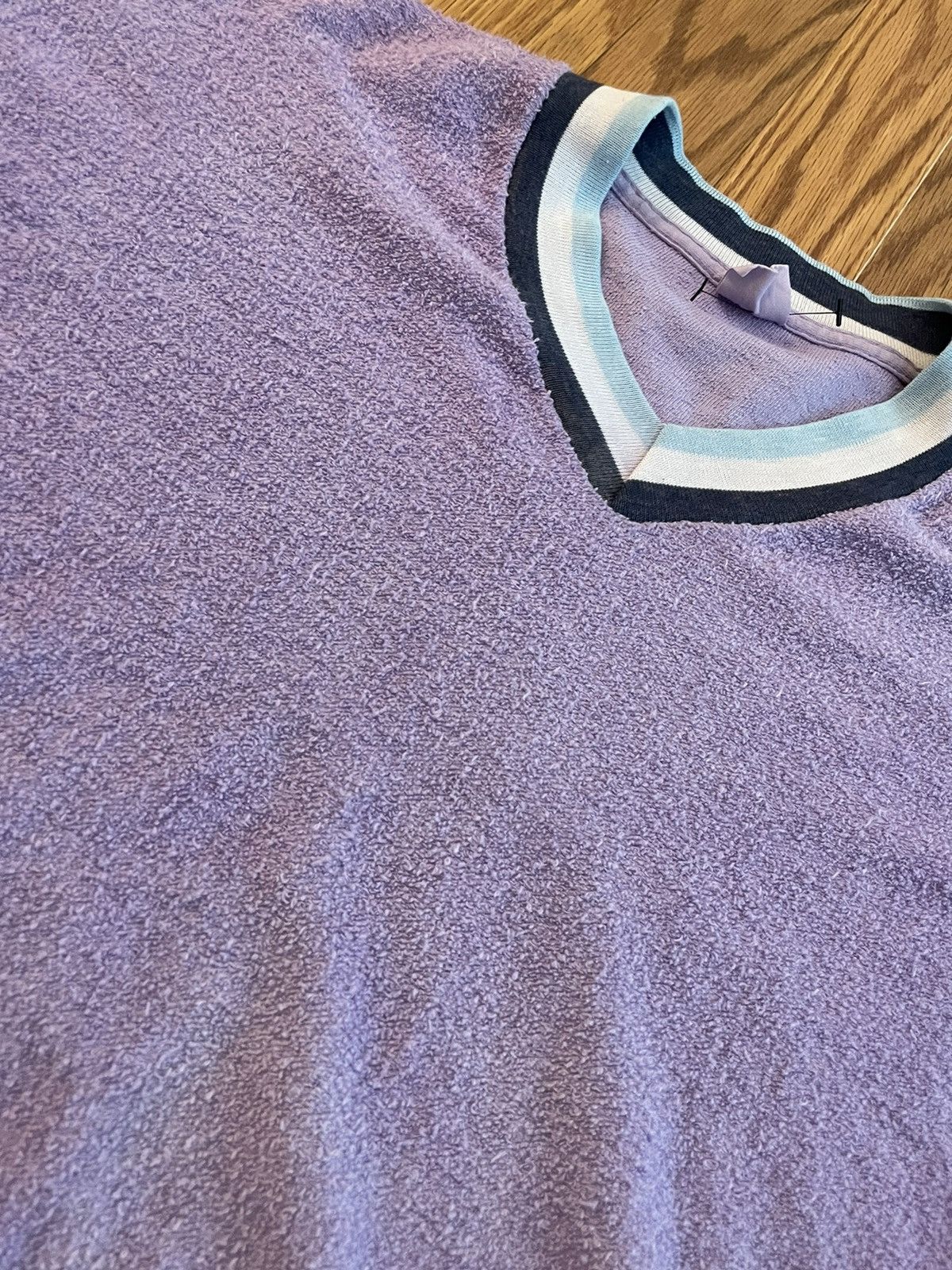 Vintage Vintage Purple Knit shirt Size US XS / EU 42 / 0 - 2 Thumbnail