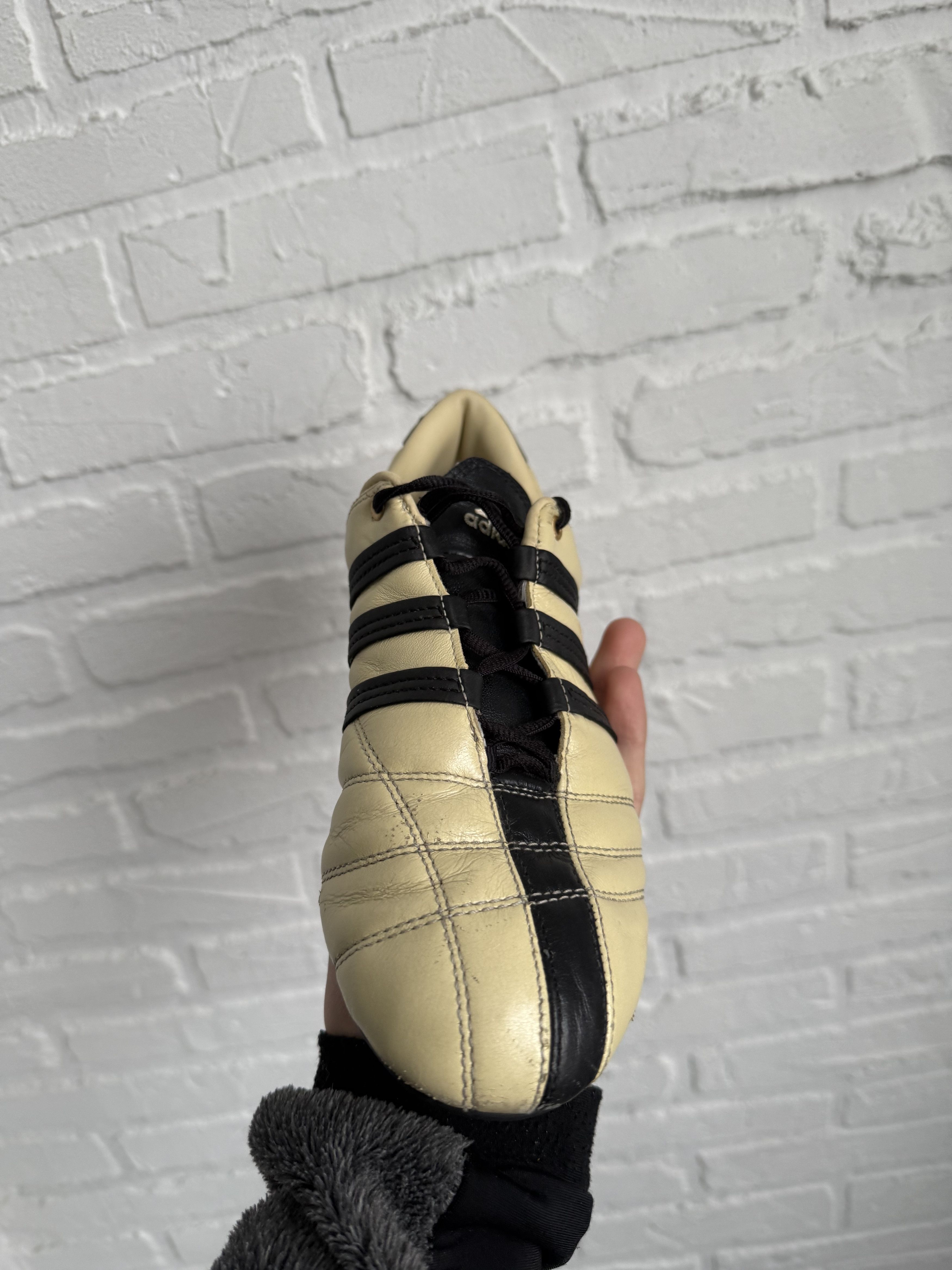 Adidas Vintage 2000s Adidas Taekwondo beige leather low sneakers Size US 7 / IT 37 - 9 Thumbnail