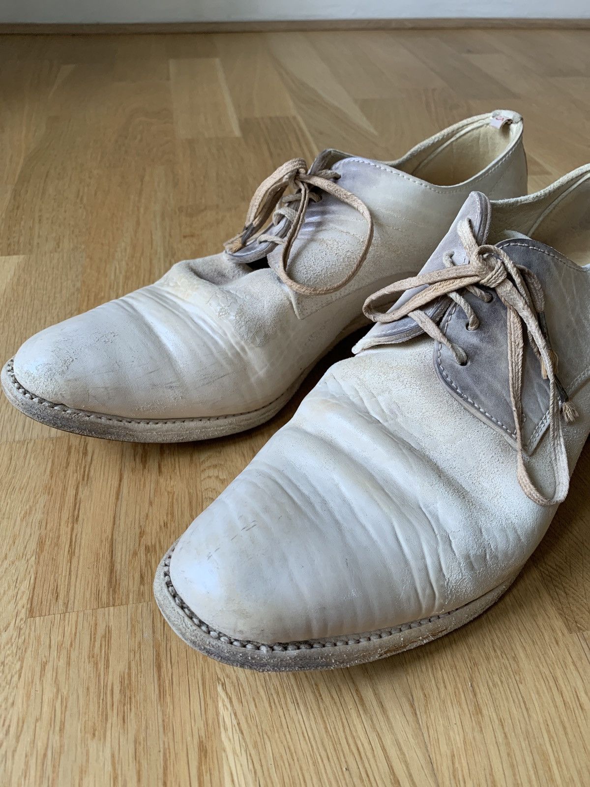Carol Christian Poell CCP Cordovan leather Derbies Off White Size 8 Size US 10 / EU 43 - 3 Thumbnail