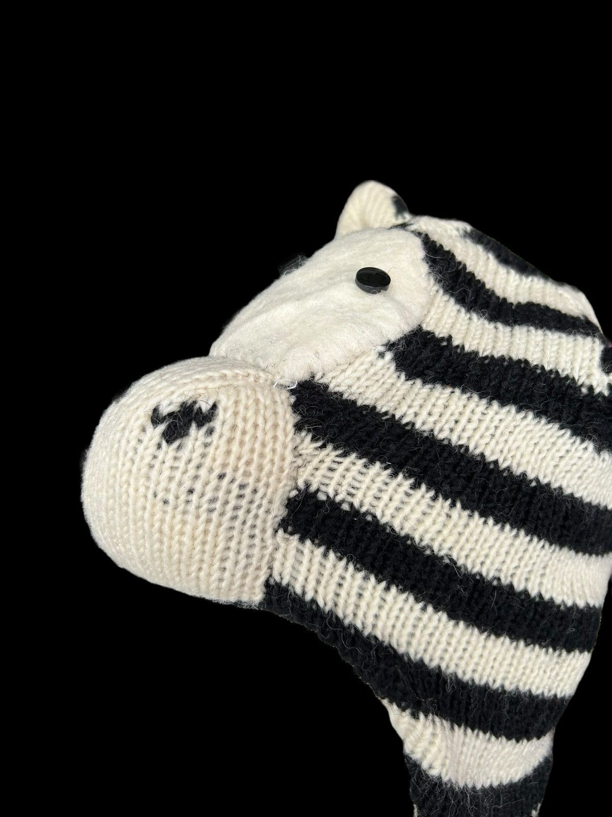 Japanese Brand × Kapital × Vintage Vintage Mohawk Sport Japan Stripe knitt Bunny Beanie Rare🎌☠️☠️ Size ONE SIZE - 6 Thumbnail