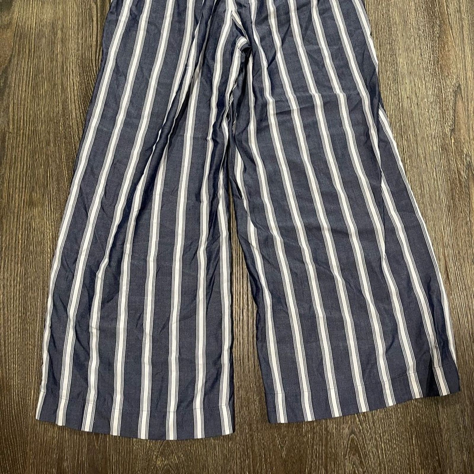 J. Jill NWOT J. Jill Wide Leg Pants Striped High-Rise Tie Front S Size 27" / US 4 / IT 40 - 12 Thumbnail