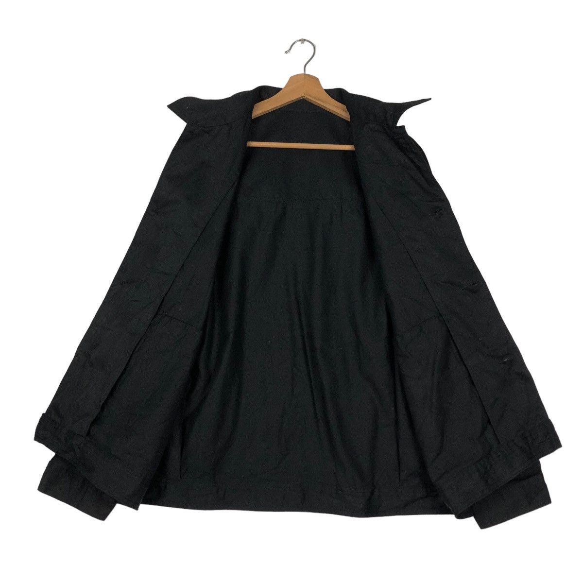 Japanese Brand 🔥Rich Black Vintage Chore Jacket Gu Japan Issey Miyake Size US L / EU 52-54 / 3 - 13 Thumbnail