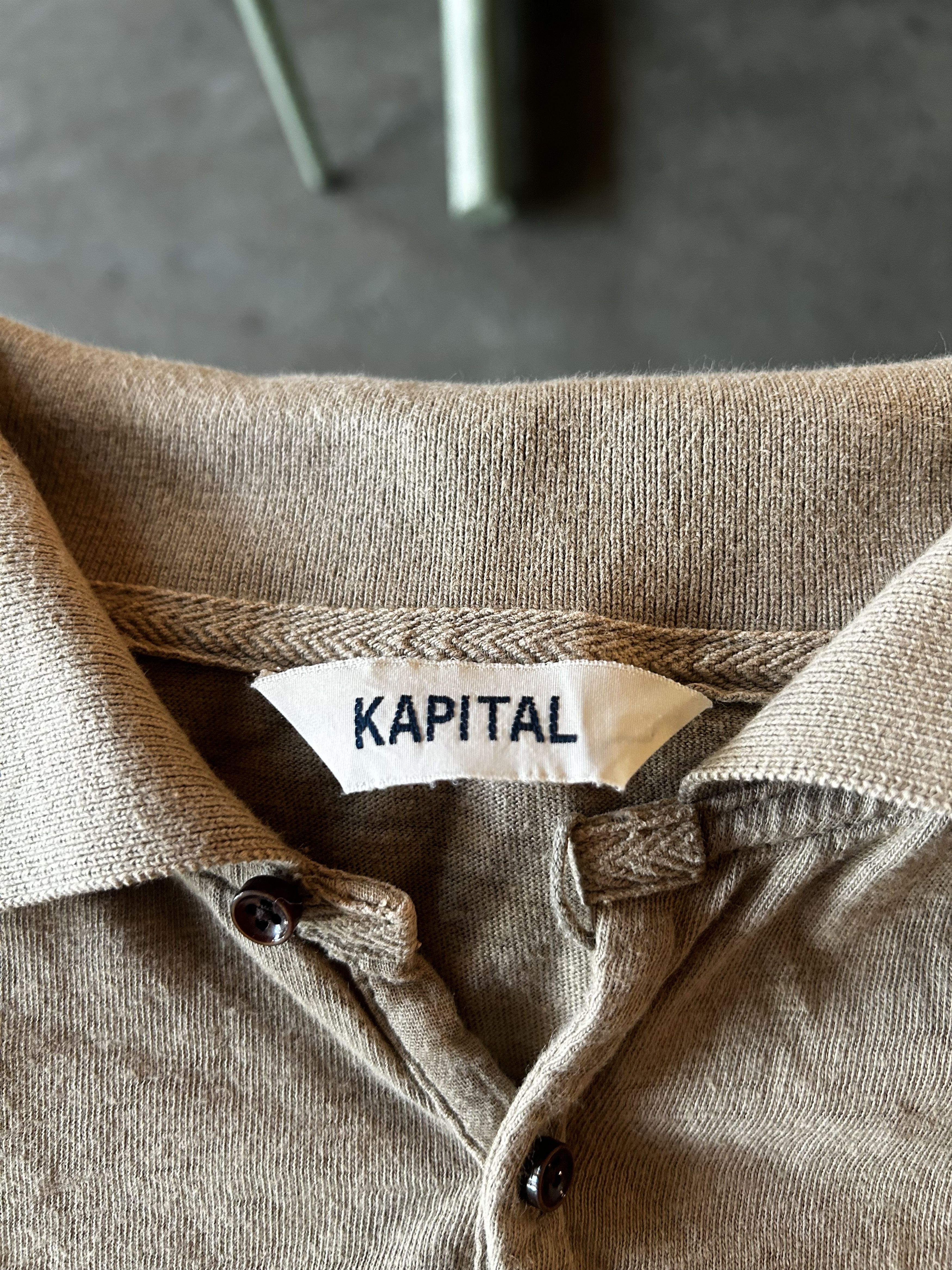 Kapital Tan Kapital Polo Size US M / EU 48-50 / 2 - 2 Thumbnail