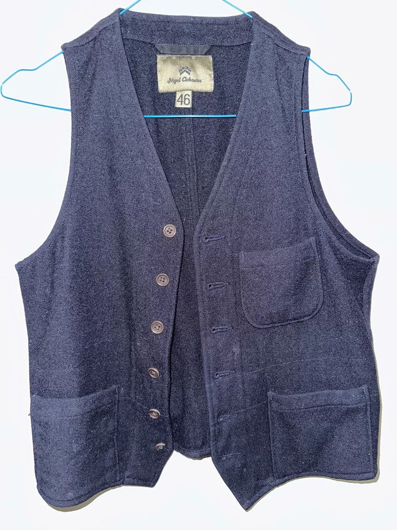 Nigel Cabourn Nigel Cabourn Wool Vest 46 - dmc Size US S / EU 44-46 / 1 - 1 Thumbnail