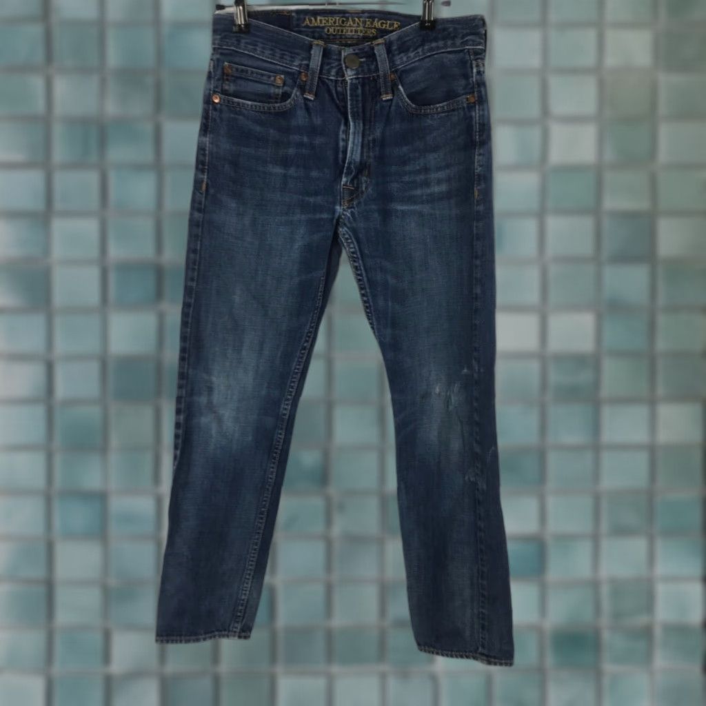 American Eagle Outfitters American Eagle Outfitters Jeans Mens Straight Leg Size 26 Blue Denim 28 Inseam Regular Fit Size US 26 / EU 42 - 1 Thumbnail