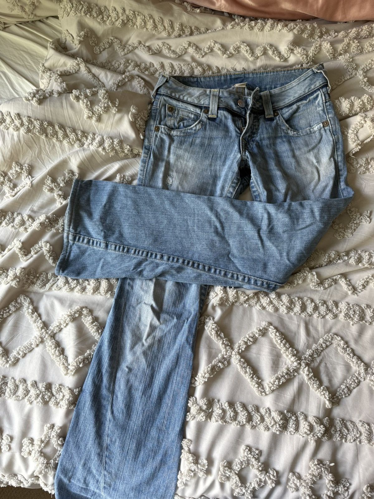 True Religion Low rise True Religion Flares Size 25" / US 0 / IT 36 - 2 Thumbnail