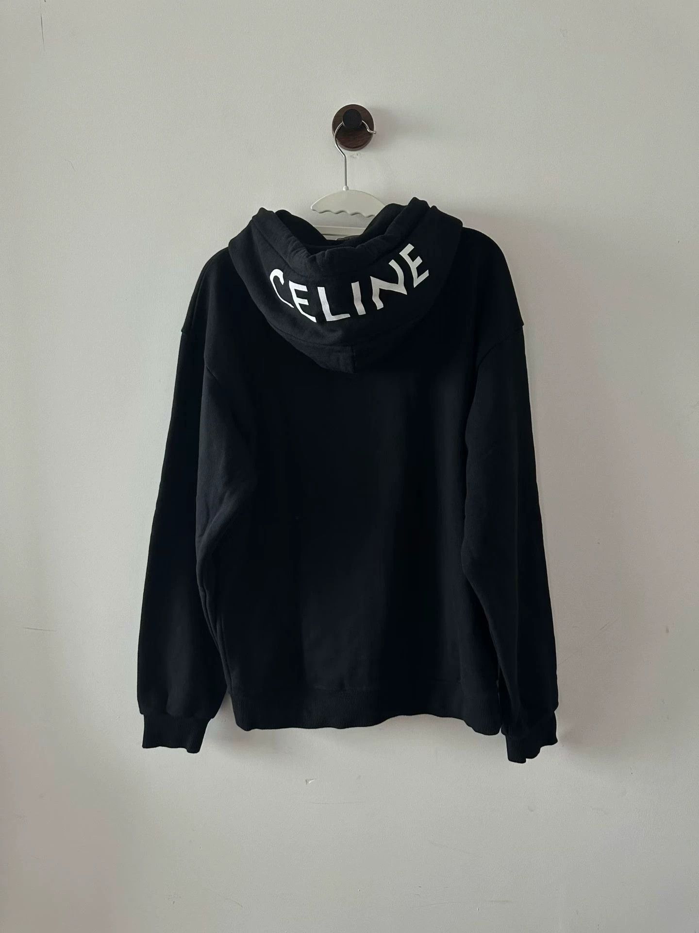 Celine Celine logo zip hoodie M new tried on Size US M / EU 48-50 / 2 - 2 Thumbnail