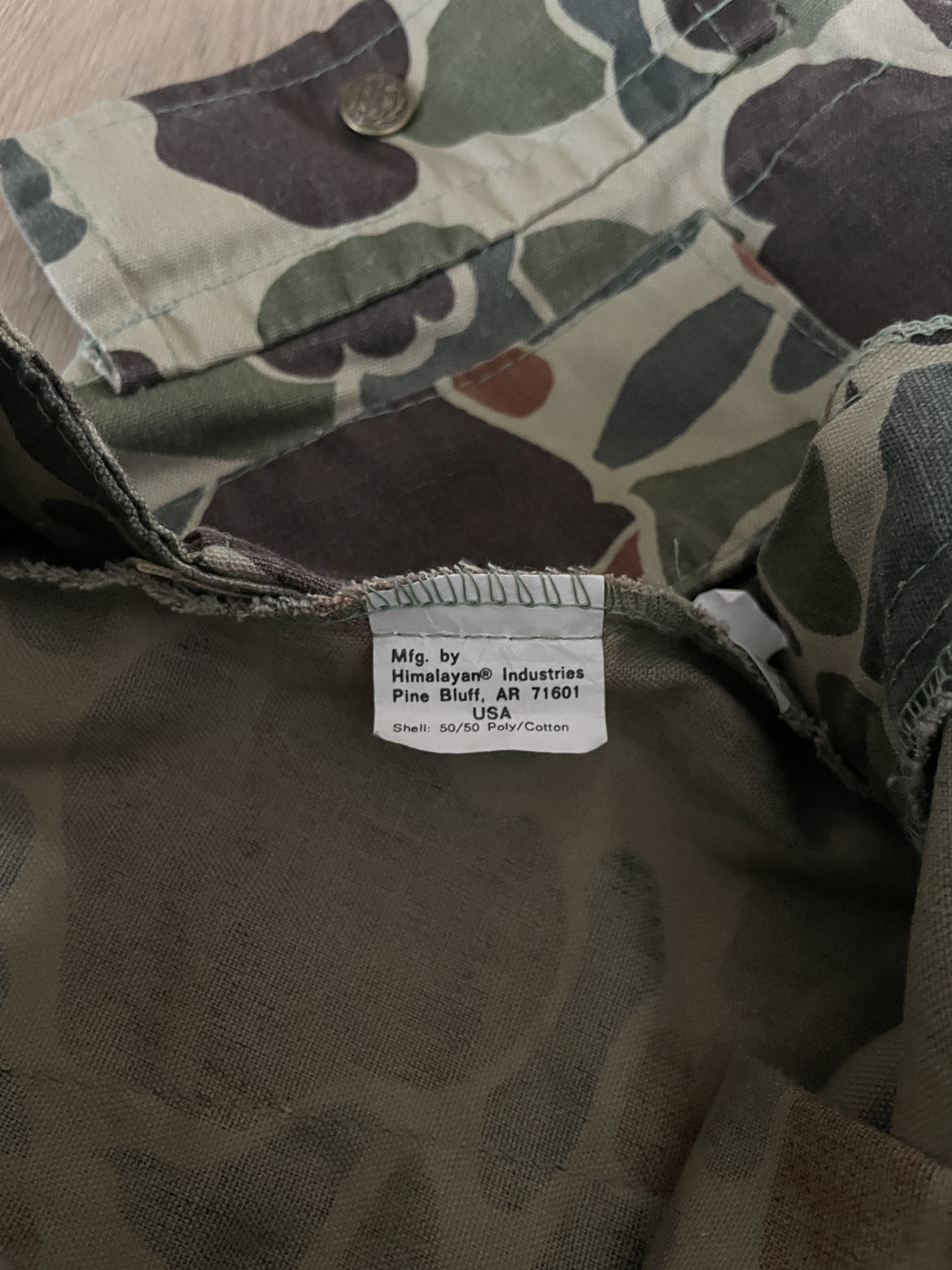 Vintage 90s Faded Duck Camo (Bootcut) Cargo Pants Size US 31 - 10 Thumbnail