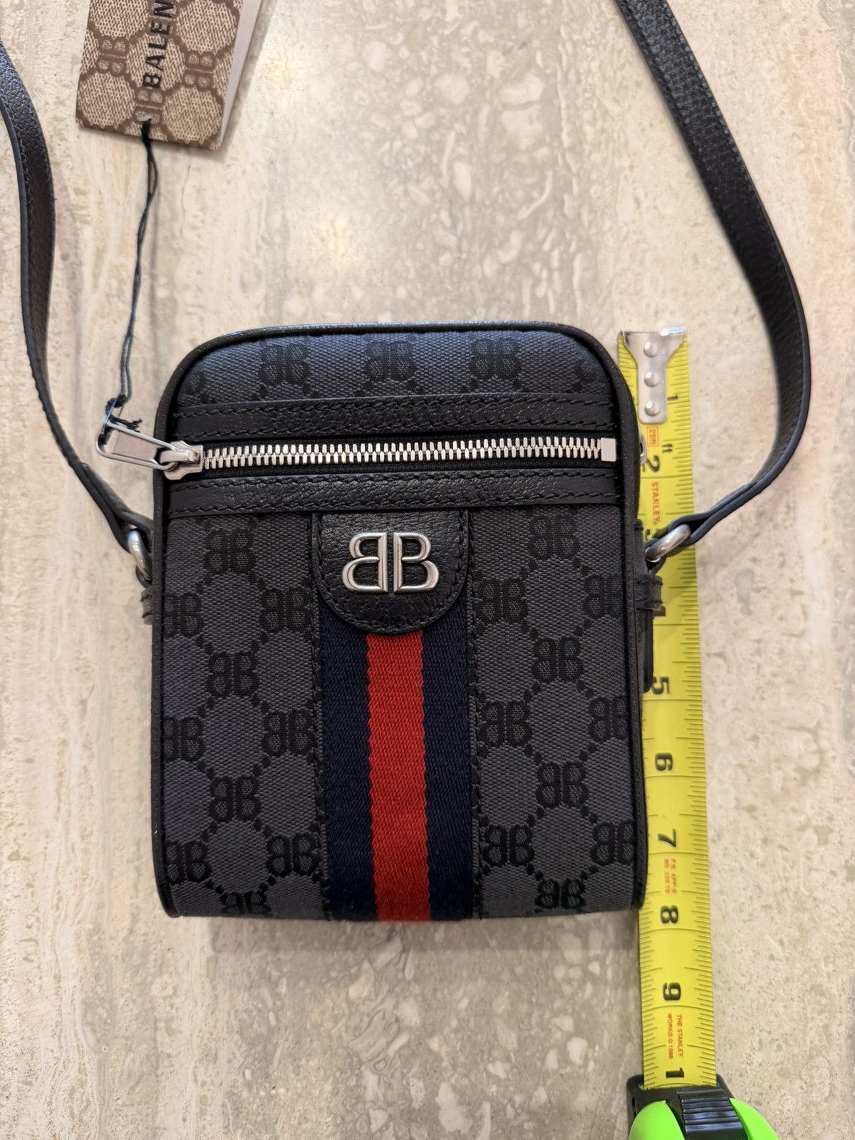 Balenciaga × Gucci Balenciaga x Gucci Hacker Project Black Crossbody Bag Size ONE SIZE - 20 Thumbnail
