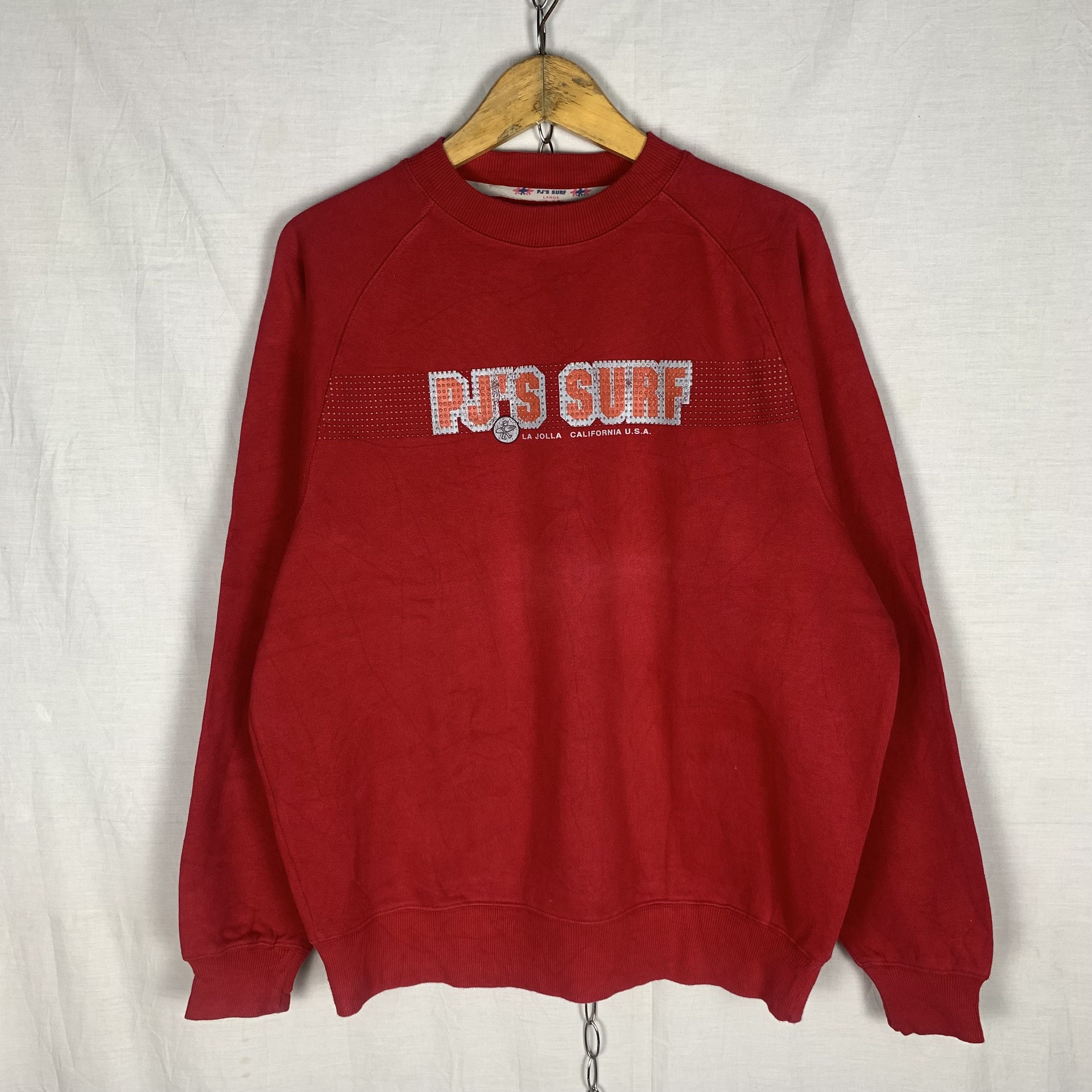Vintage PJ's Surf Sweatshirt Crewneck Size US L / EU 52-54 / 3 - 1 Thumbnail
