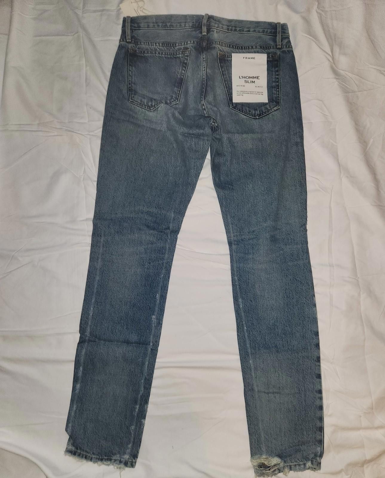 Frame FRAME L'HOMME SLIM MID-RISE SLIM FIT Size US 28 / EU 44 - 3 Thumbnail