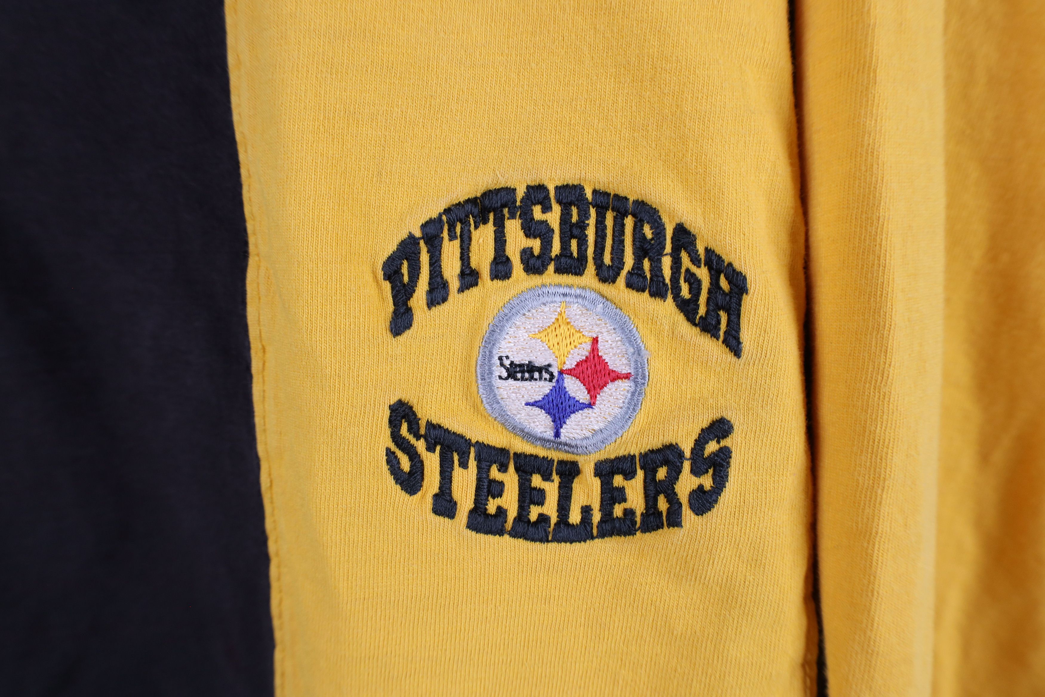 Vintage Vintage 90s Pittsburgh Steelers Football Long Sleeve Polo Size US XL / EU 56 / 4 - 4 Thumbnail