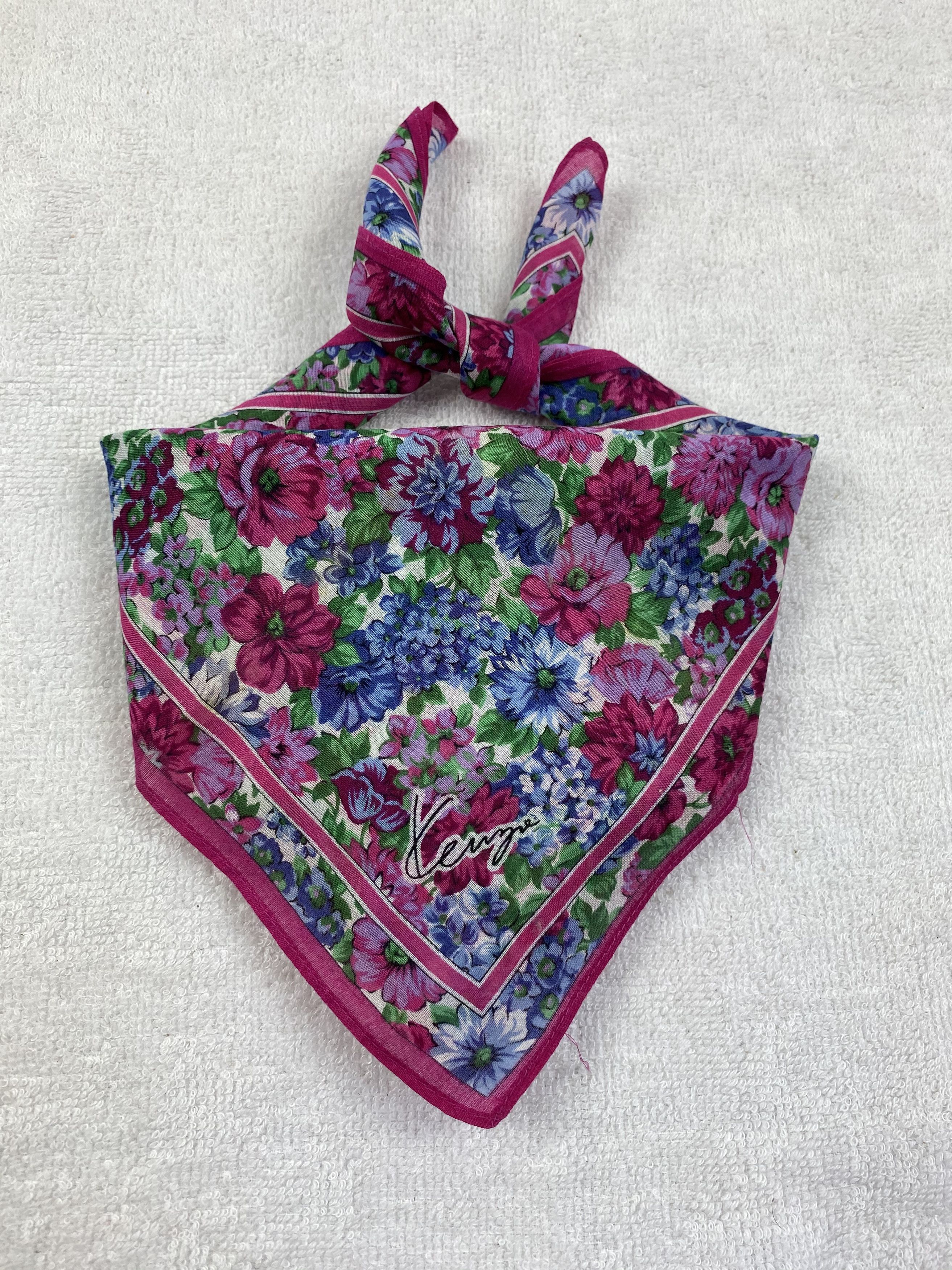 Kenzo × Vintage Kenzo Floral Handkerchief / Bandana / Neckerchief Size ONE SIZE - 2 Thumbnail
