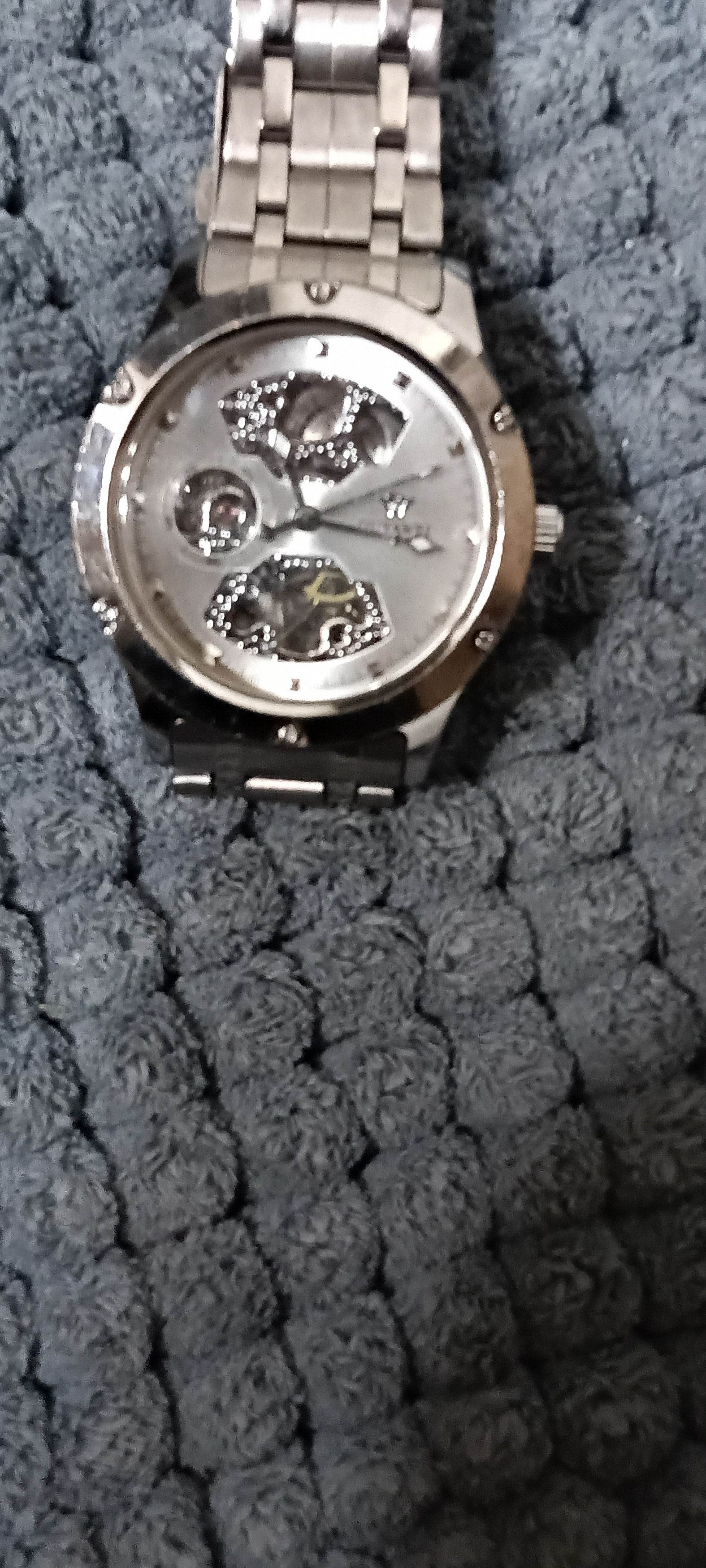 Other OUYAWEI MENS STAINLESS STEEL WIND UP WATCH Size ONE SIZE - 2 Thumbnail