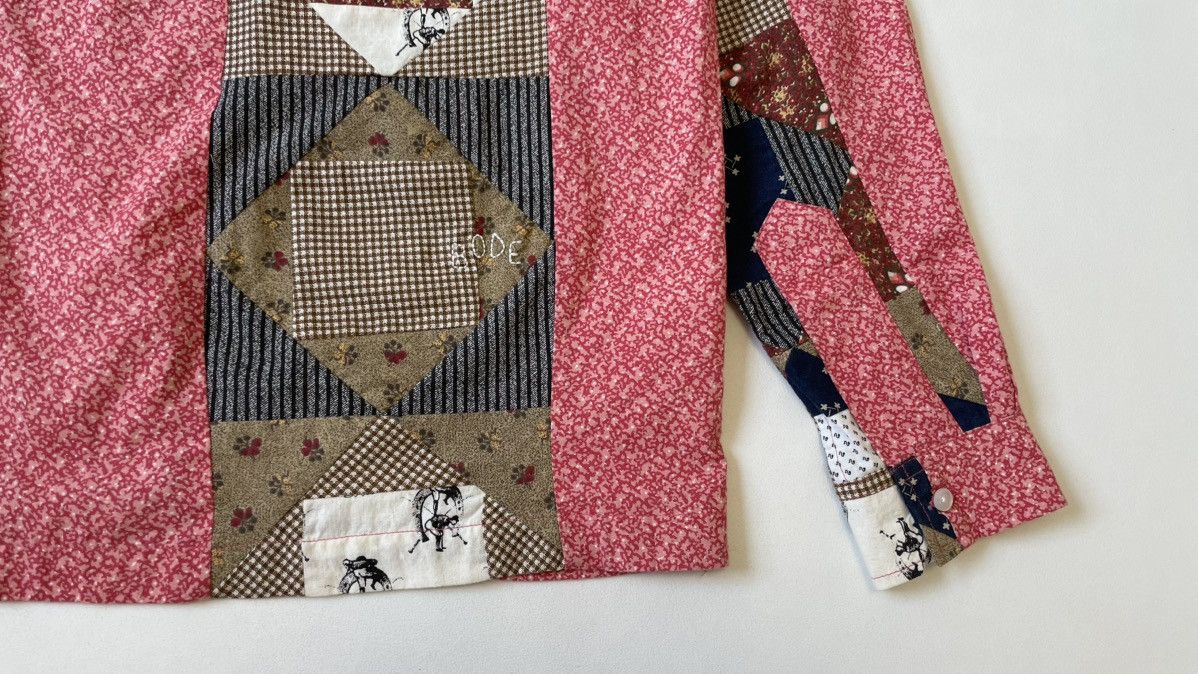 Bode Patch Work Quilt Patterned Boxy Shirt Size US L / EU 52-54 / 3 - 18 Thumbnail