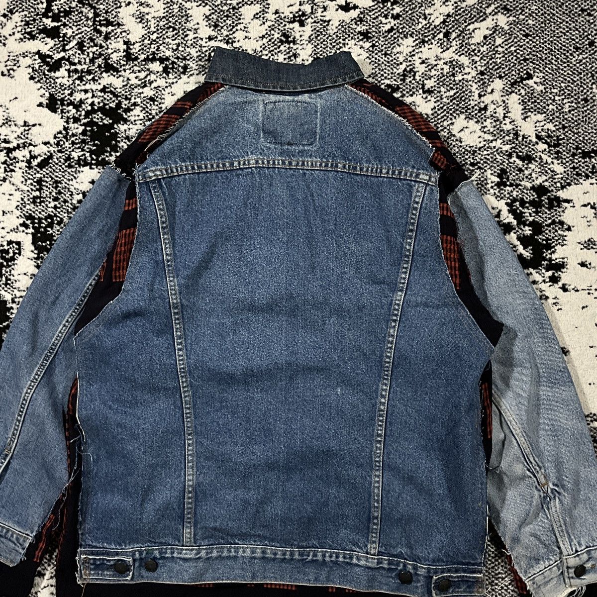 Japanese Brand × Needles NEEDLES JEANS JACKET / COVERED JACKET Size US L / EU 52-54 / 3 - 7 Thumbnail