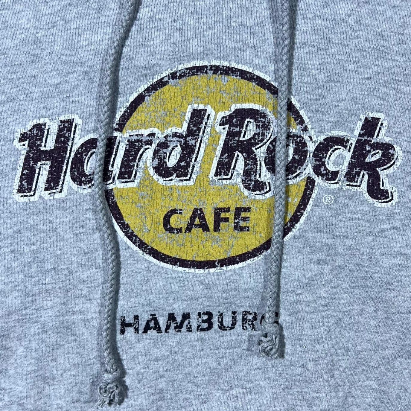Hard Rock Cafe Hard Rock Cafe Hamburg Classic Souvenir Logo Graphic Grey Hoodie Large Mens L Pullover Hoodie Size US L / EU 52-54 / 3 - 3 Thumbnail