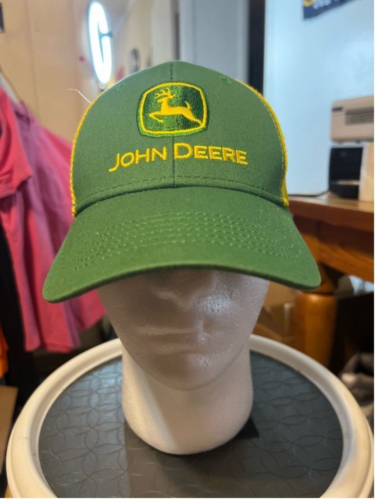 John Deere Unisex John Deere Hat One Size Green Yellow Size ONE SIZE - 1 Thumbnail