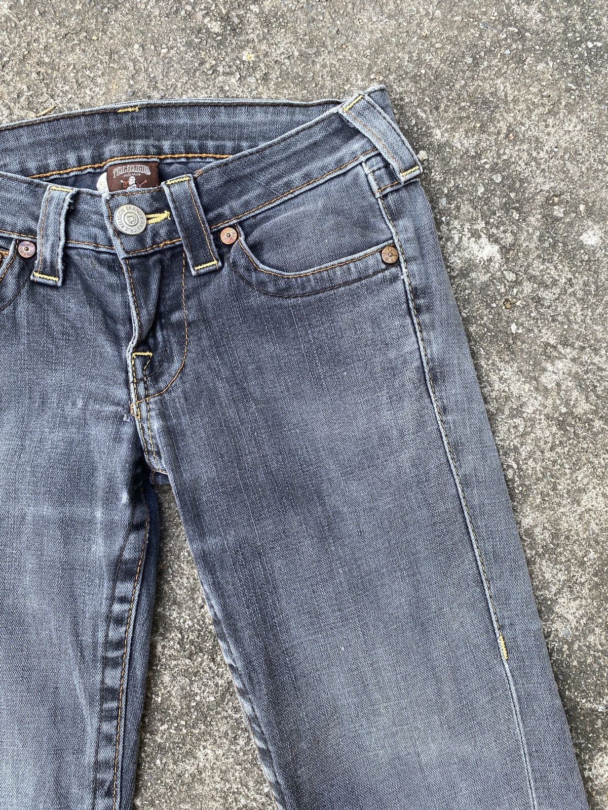 Japanese Brand × Le Grande Bleu (L.G.B.) × True Religion True Religion Flare Distressed Denim Size 26" / US 2 / IT 38 - 11 Thumbnail