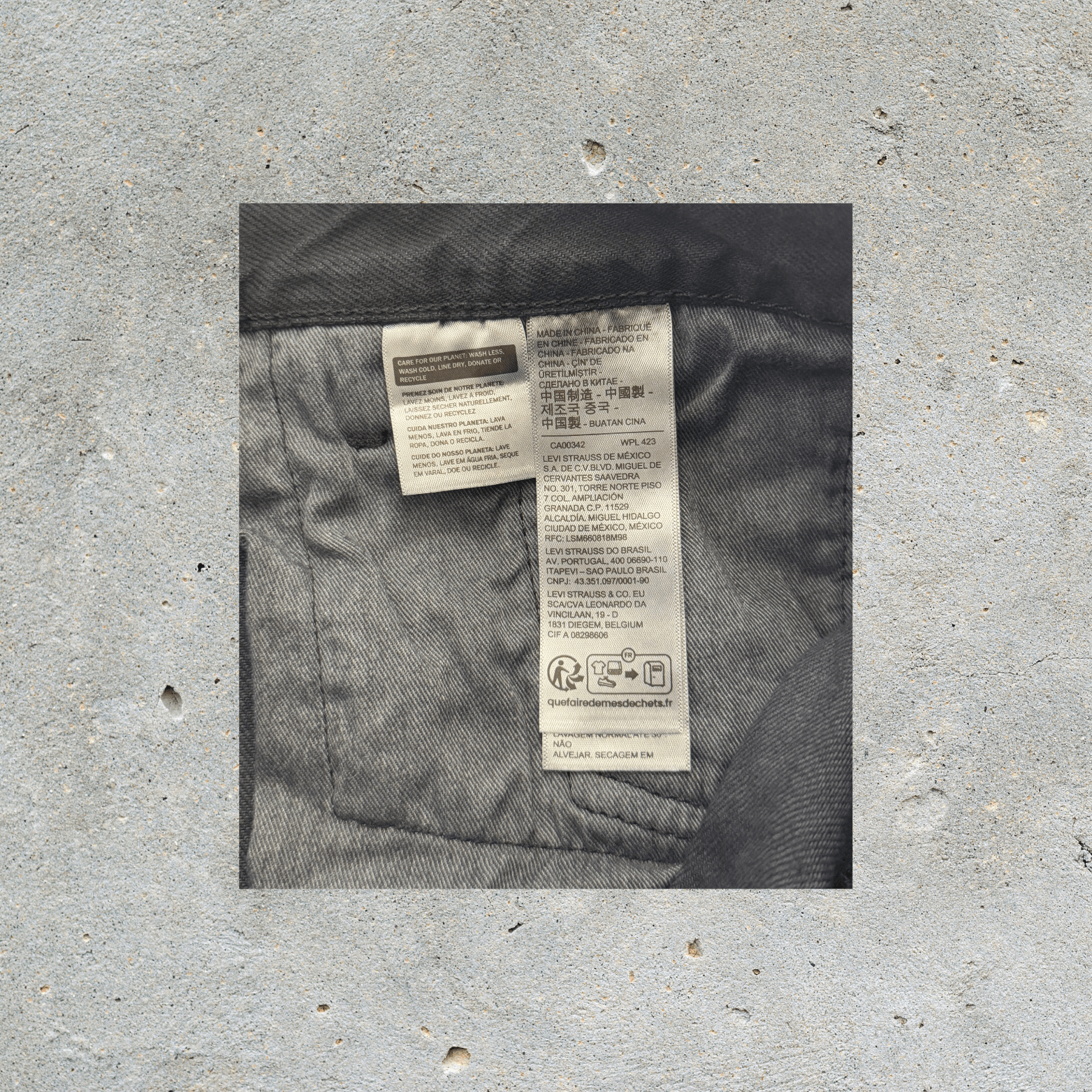 JJJJound × Levi's Levi’s® JJJJound 501® ‘93 Jean Size US 36 / EU 52 - 5 Thumbnail