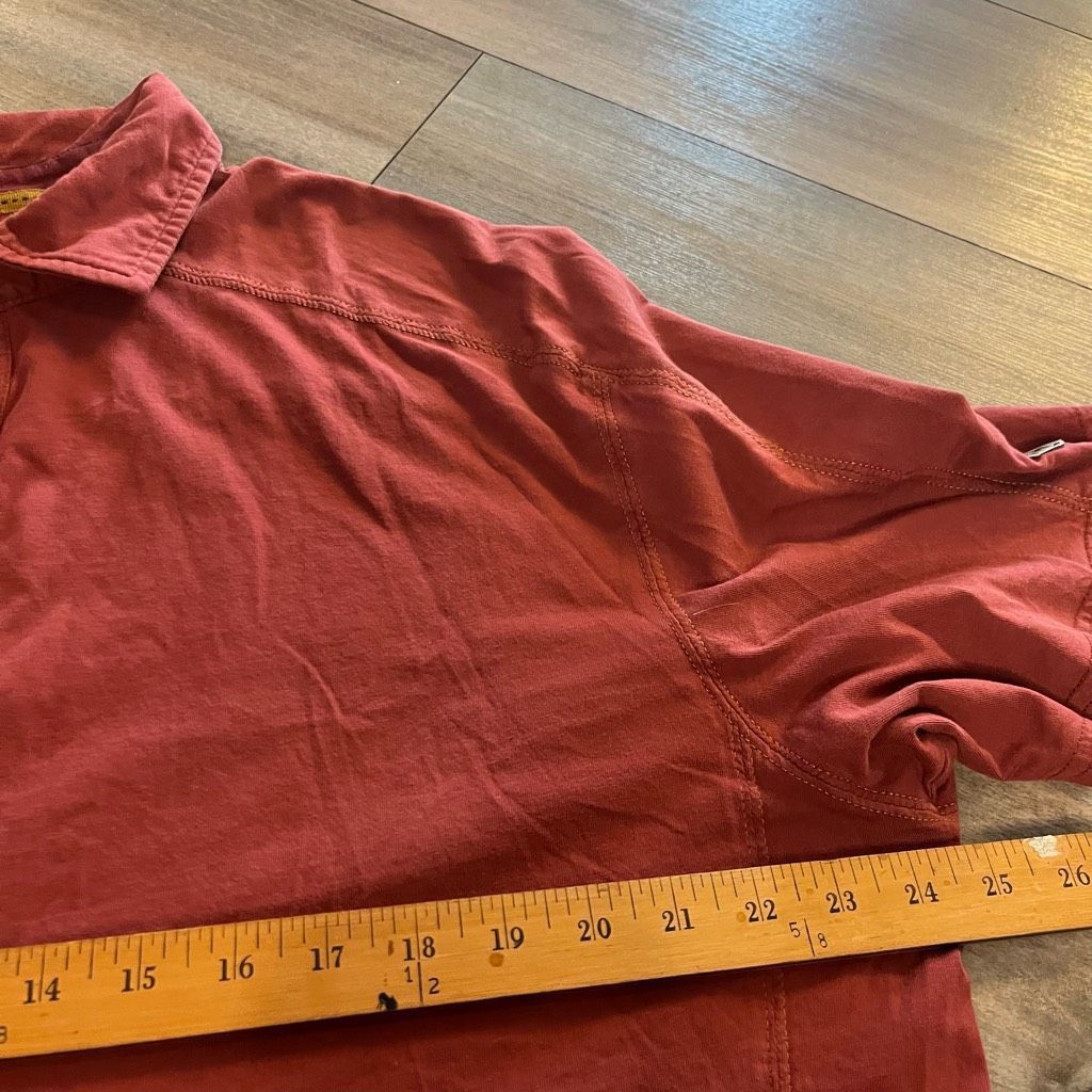 Kuhl Kuhl WildFibre Rust Colored Athletic Buttonup Shirt Men 2XL Size US XXL / EU 58 / 5 - 5 Thumbnail