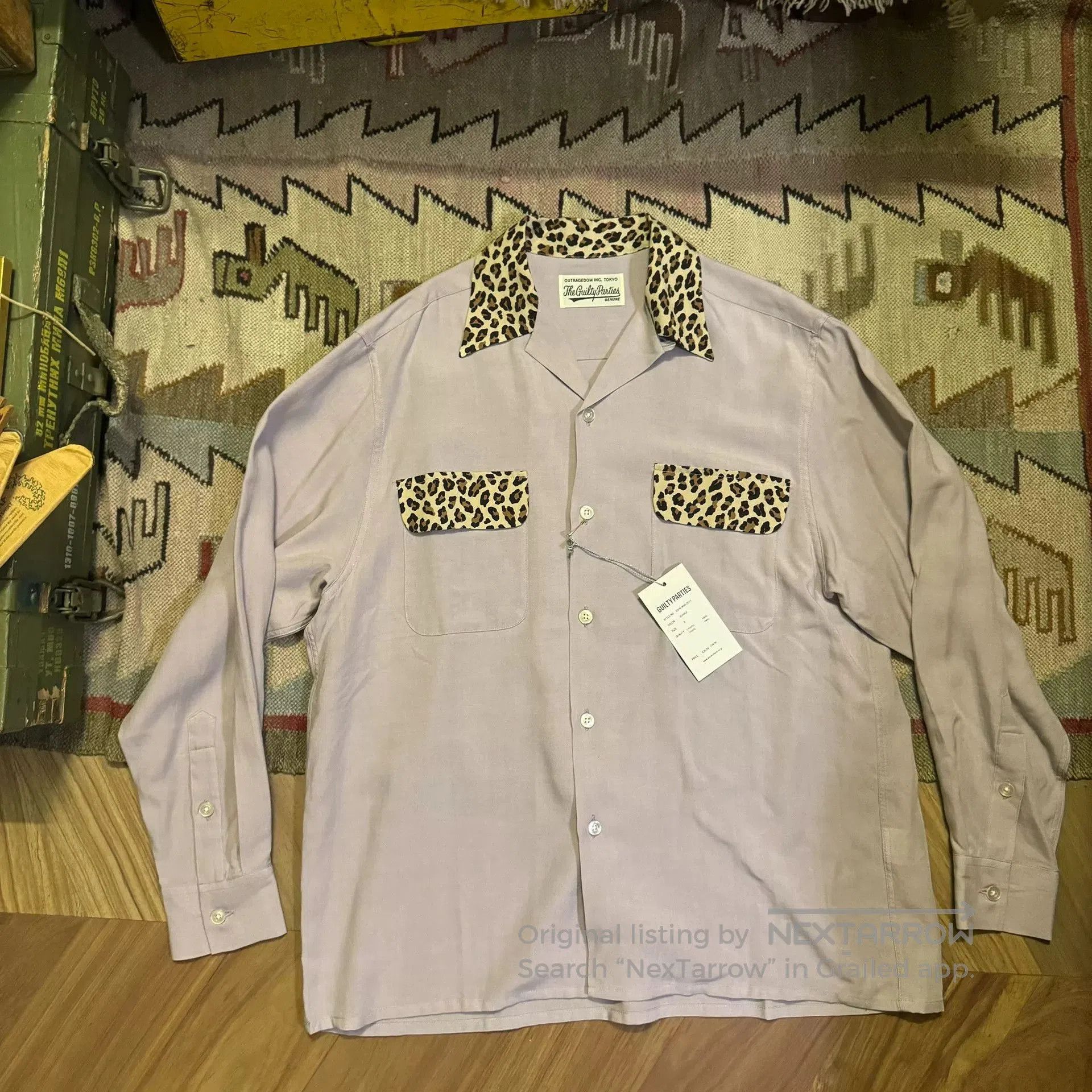 Comme des Garcons Leopard Print Button Up | Grailed