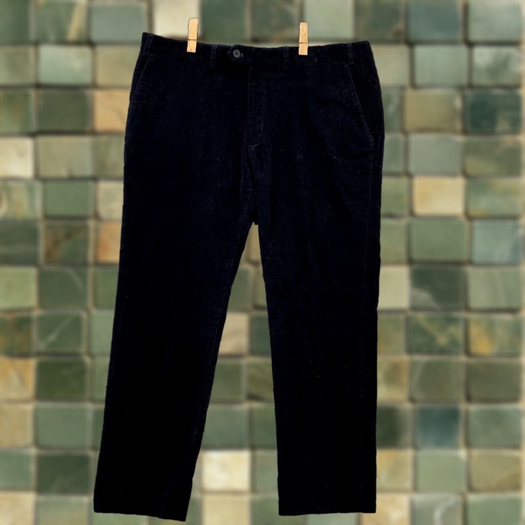 Ralph Lauren Lauren Ralph Lauren Pants Adult TAG 40x30 ACTUAL 38x28 Black Corduroy Chino Mens Size US 40 / EU 56 - 1 Thumbnail
