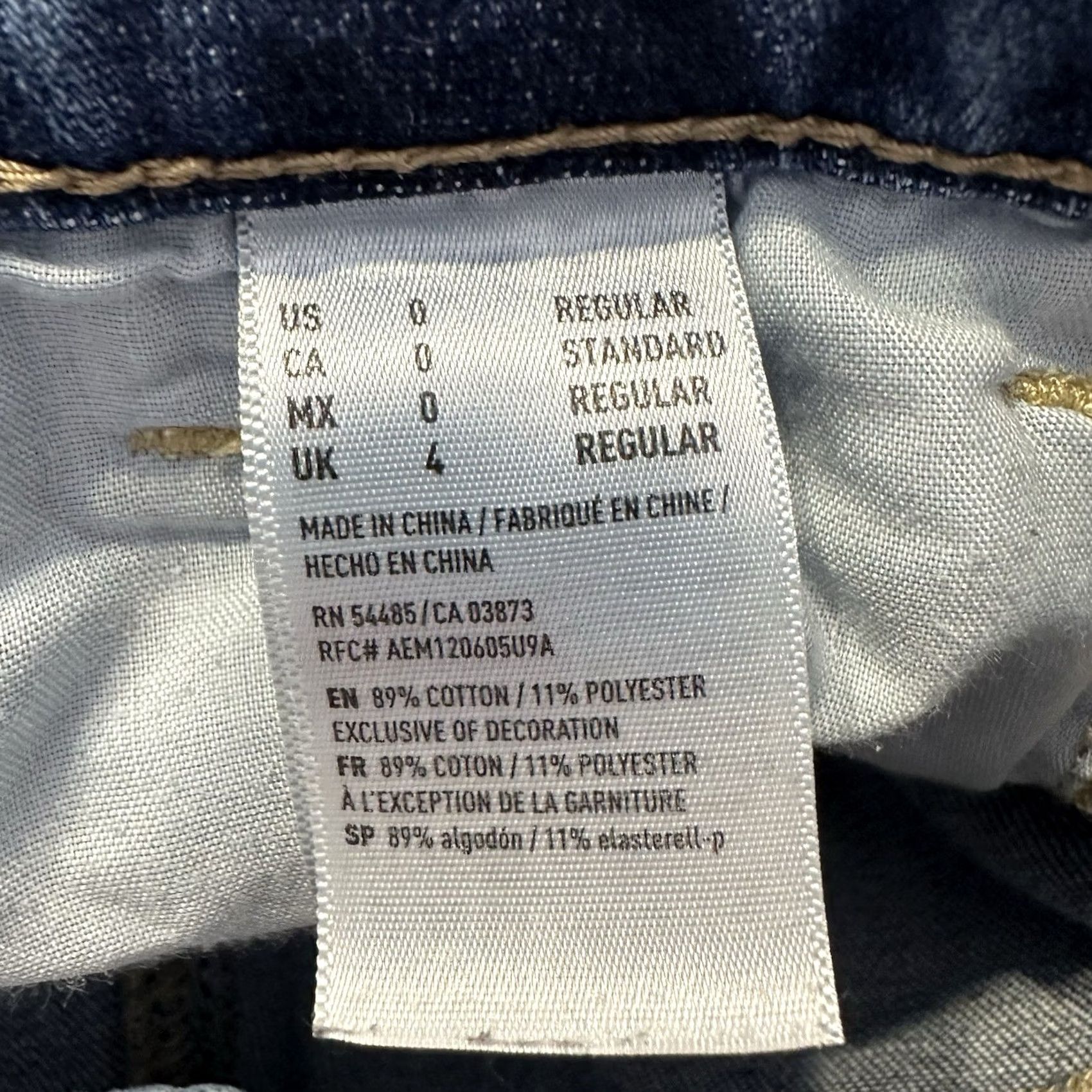 American Eagle Outfitters American Eagle Outfitters Jeans Women's 0 Mid Rise Tomgirl Distressed Tapered Blue 5-Pocket Denim Wear Size 26" / US 2 / IT 38 - 6 Thumbnail
