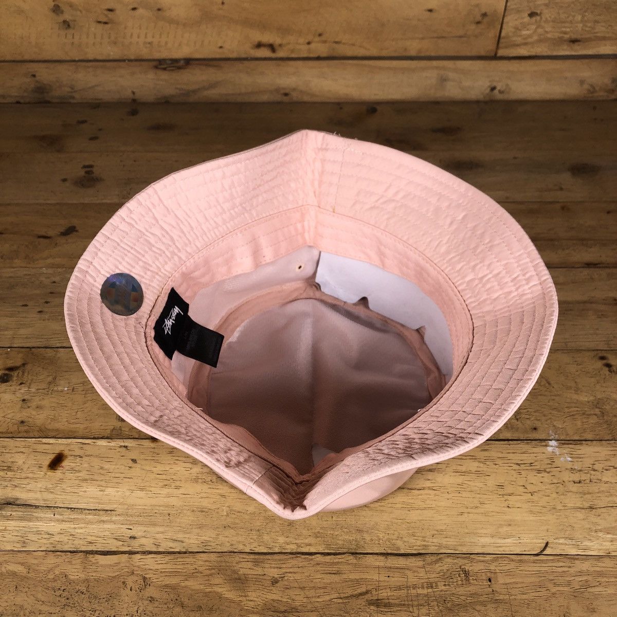 Stussy × Vintage Stussy Reflective Tape Bucket Size ONE SIZE - 2 Thumbnail