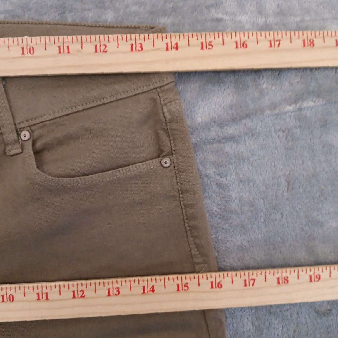 Gap Gap Jeans Womens Size 25 Gray Skinny Low Rise 27x27 Cotton Blend 1969 Pockets Womens Size 42" / US 20 - 2 Thumbnail