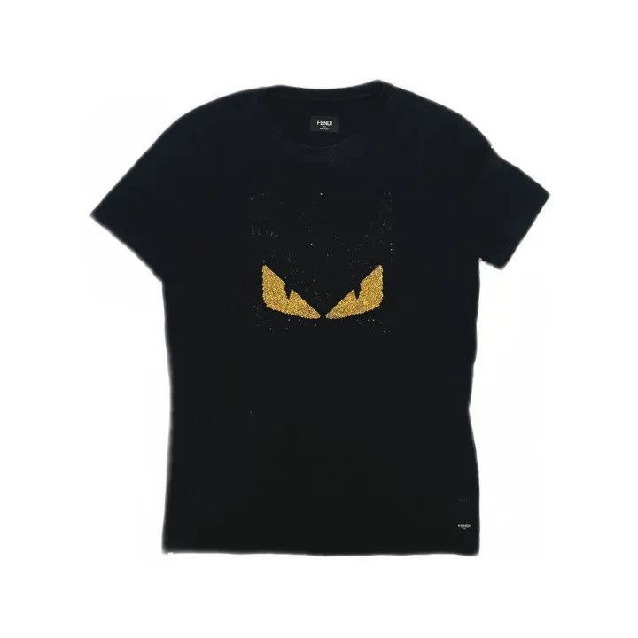 Fendi Fendi Embroidered Monster Eyes Casual T-shirt -2507 Size US L / EU 52-54 / 3 - 1 Thumbnail