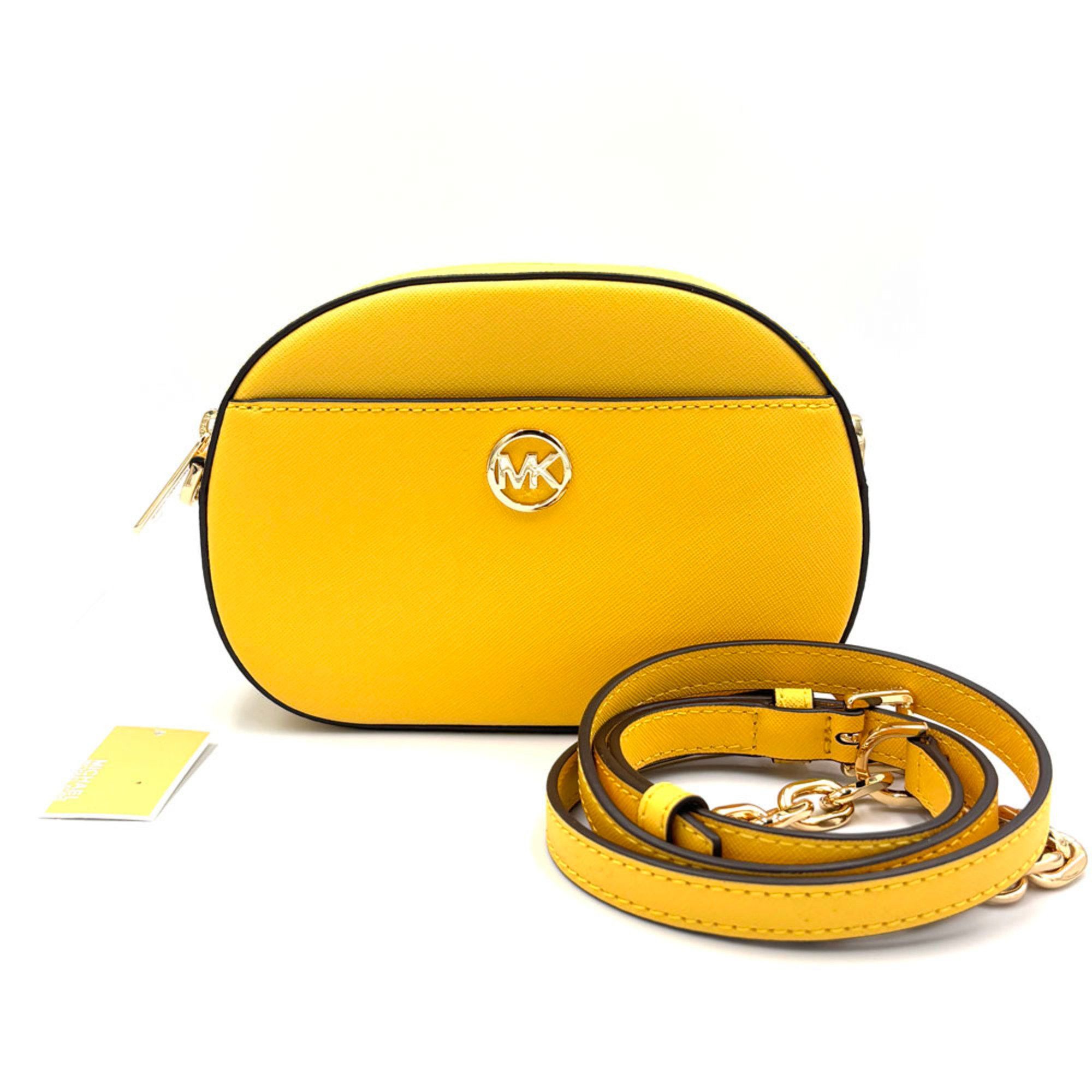 MICHAEL KORS Jet Set Glam Shoulder Bag Daffodil 35S3G8GC1L Yellow