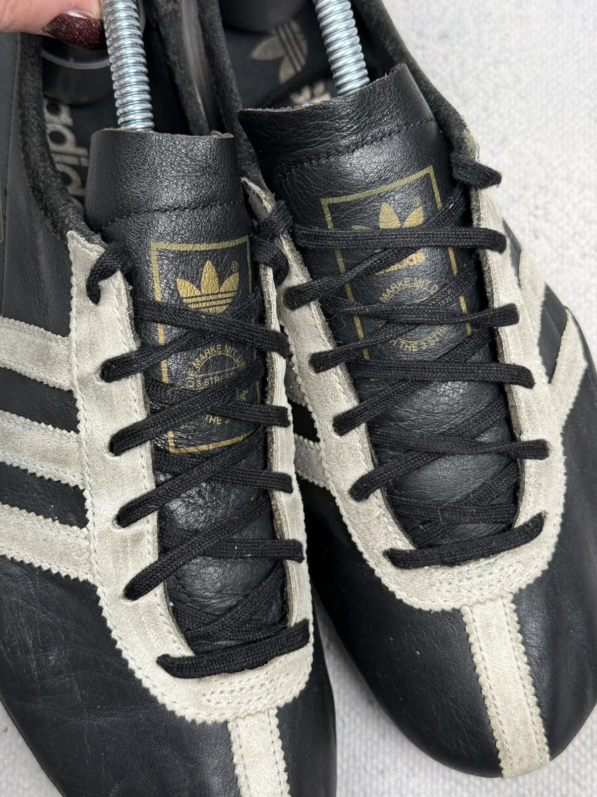Adidas Adidas Melbourne Up There City Series Black Leather Sneakers Size US 6.5 / IT 36.5 - 12 Thumbnail