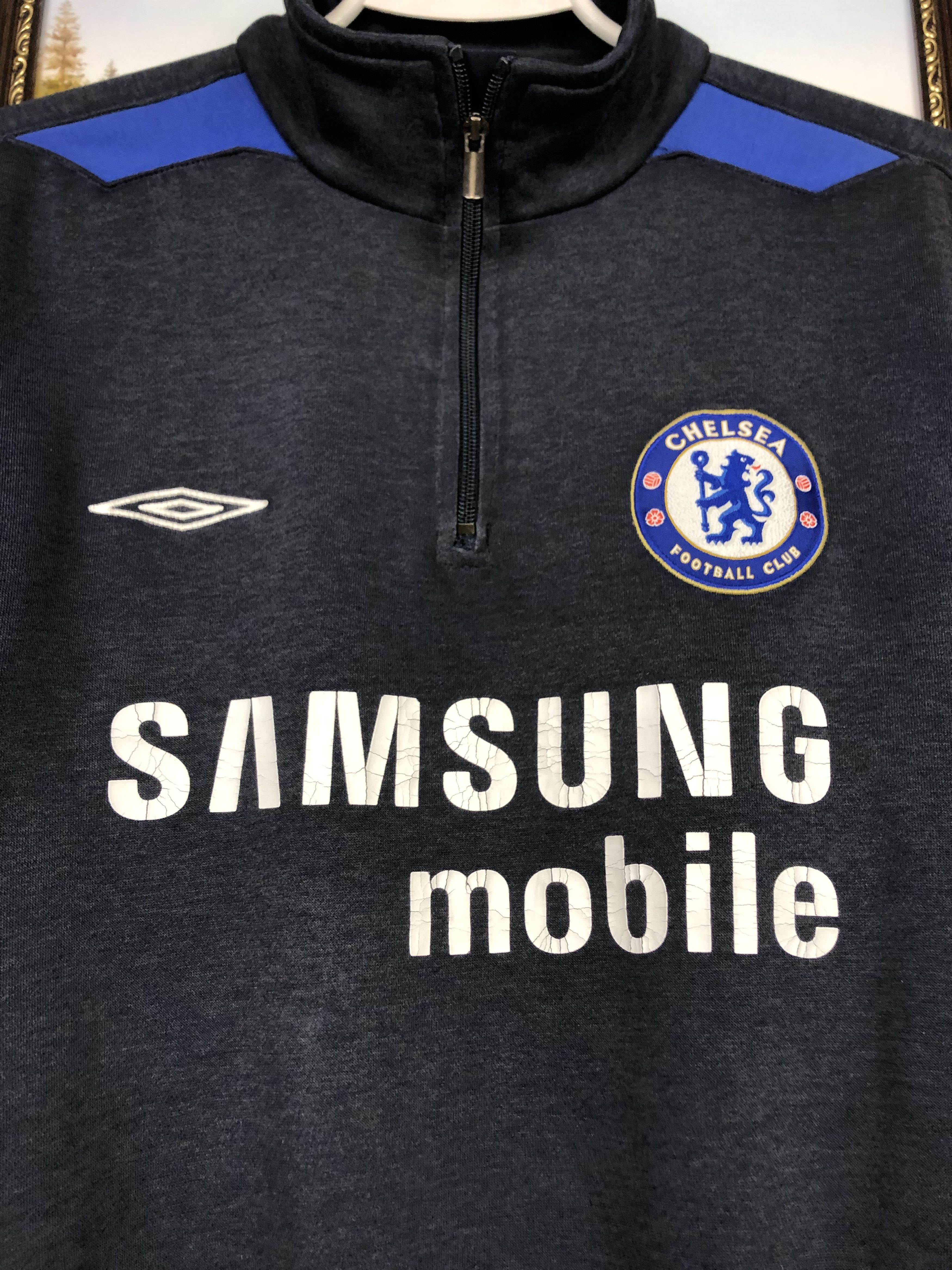 Umbro Vintage Umbro Chelsea Football Sweatshirt Soccer Track Top Size US S / EU 44-46 / 1 - 3 Thumbnail