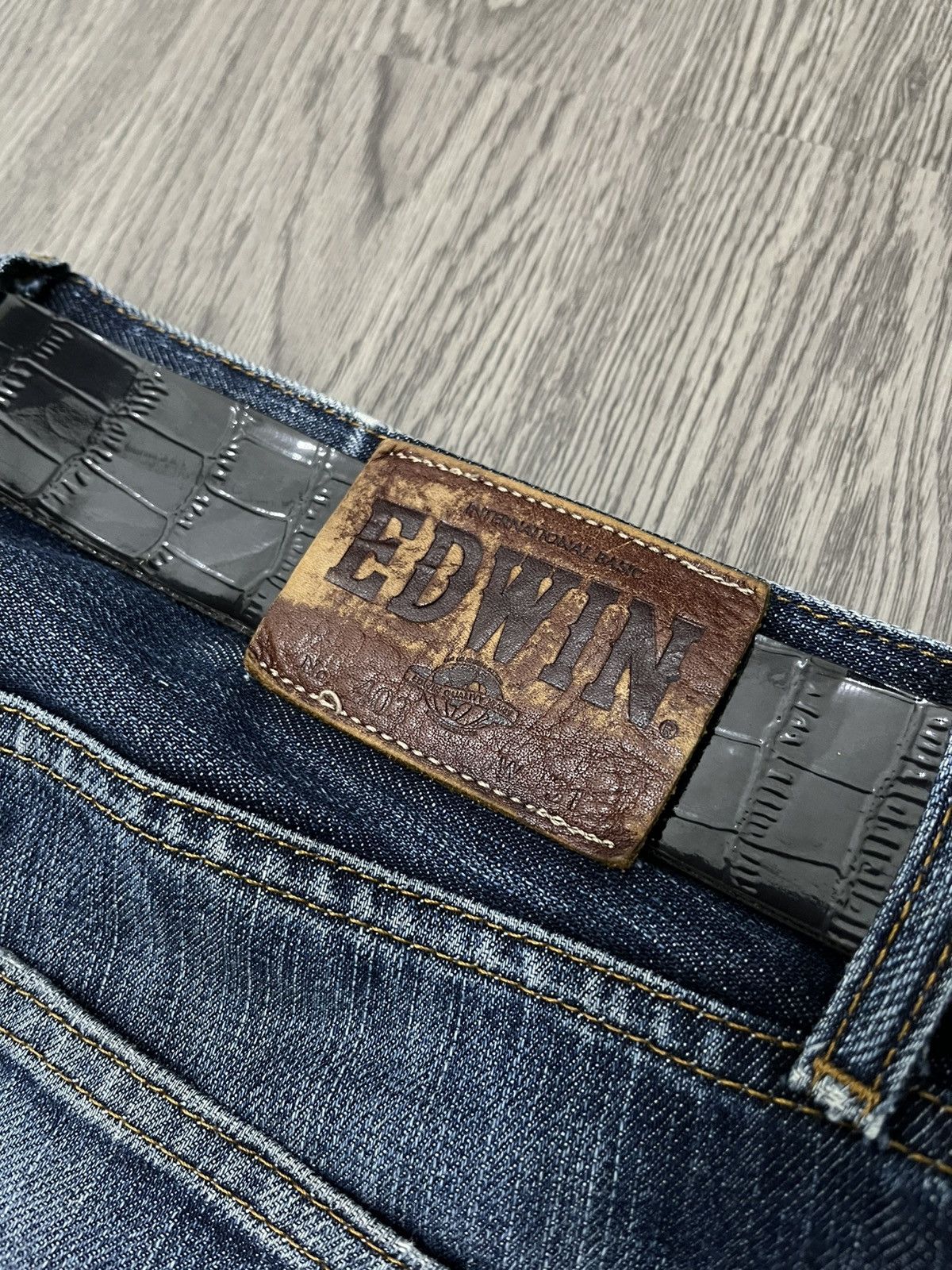 Japanese Brand 🇯🇵Edwin International basic Jeans 🇯🇵 Size US 31 - 12 Thumbnail