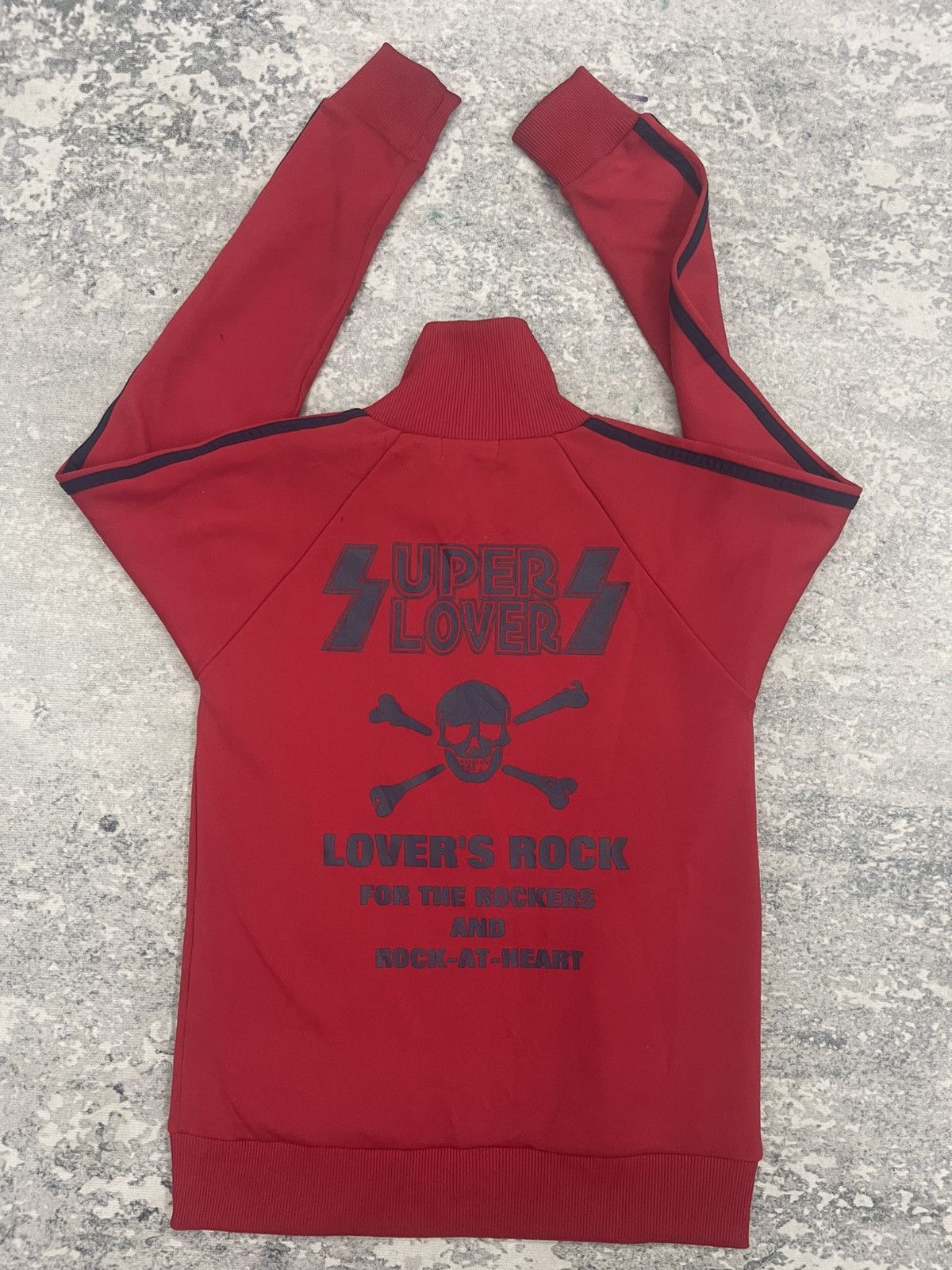 90s Super Lovers Rock Big Skull Jacket s9
