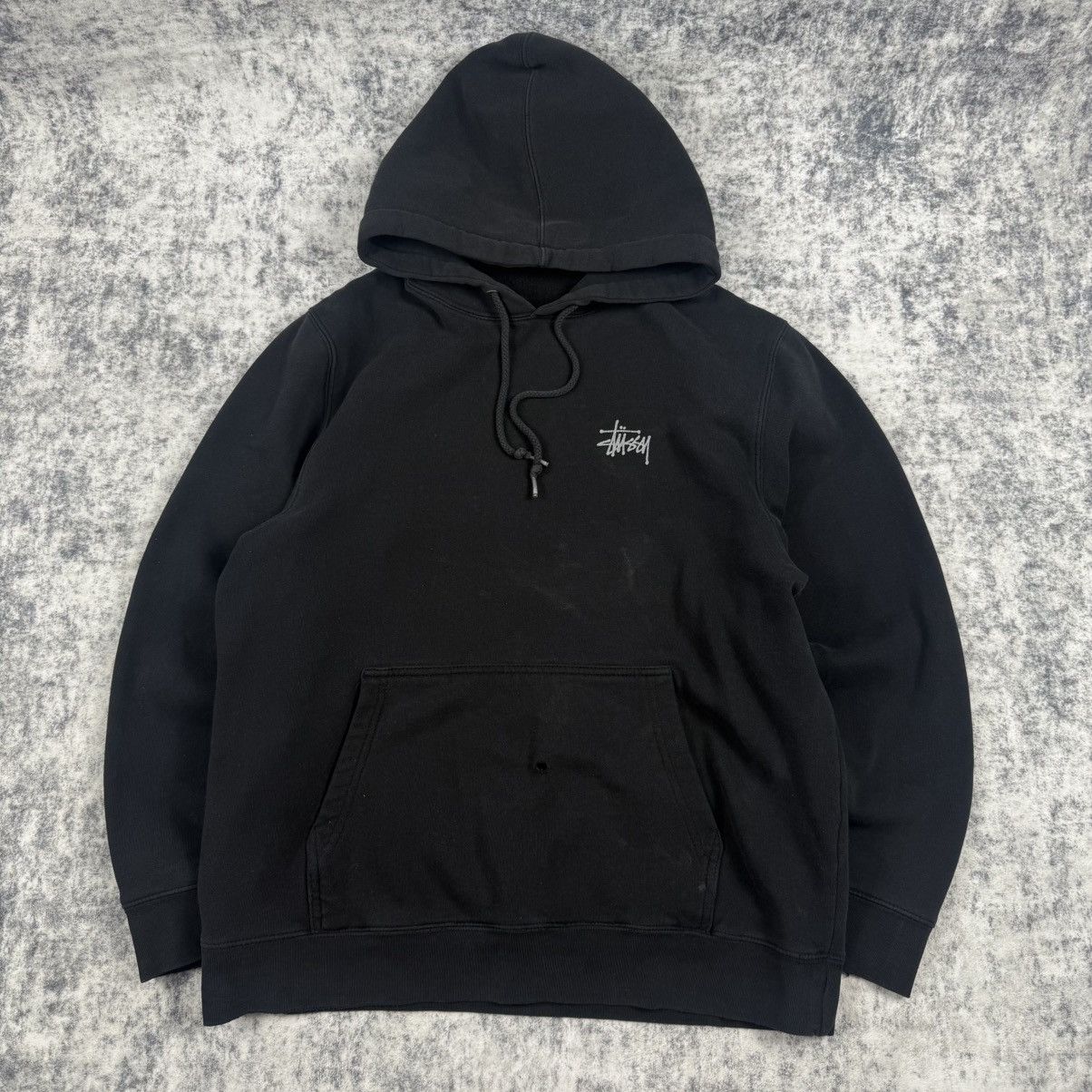 Streetwear × Stussy Black Stussy Seoul Hoodie | Grailed