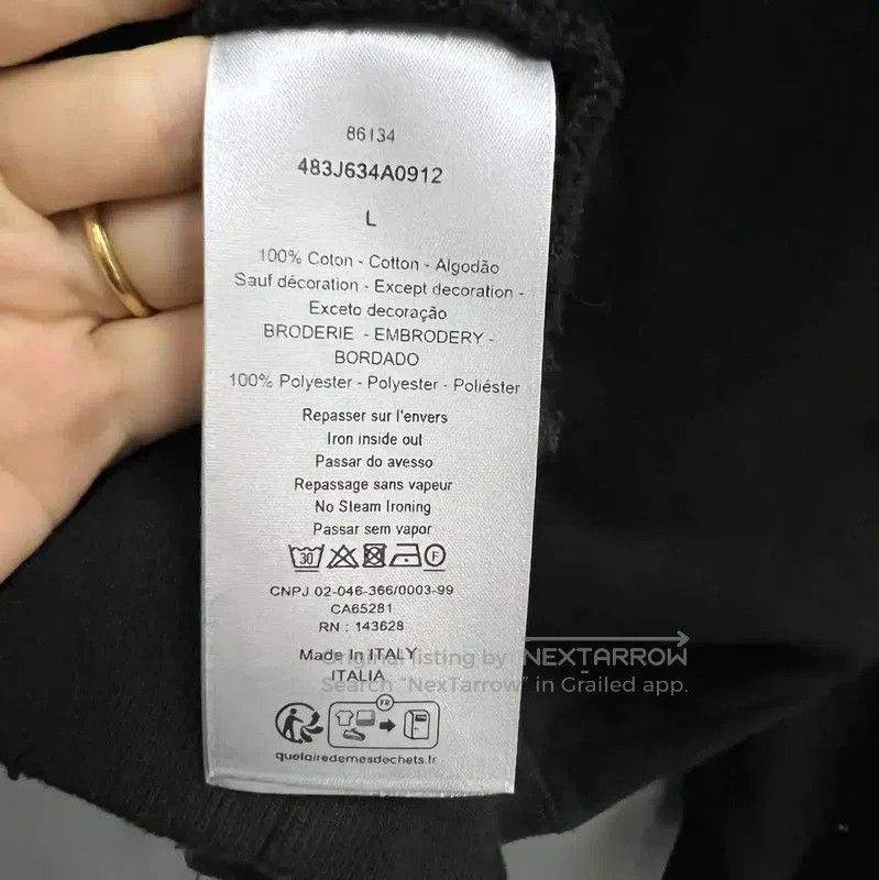 Other Dior Black Wool Logo Long Sleeve Sweater . Size US L / EU 52-54 / 3 - 4 Thumbnail
