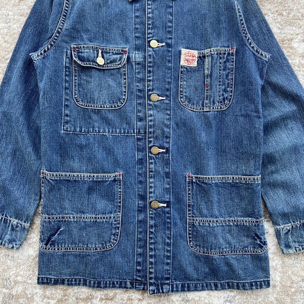 Sugar Cane Sugar Cane Blue Wash Chore Jacket Size US S / EU 44-46 / 1 - 2 Thumbnail