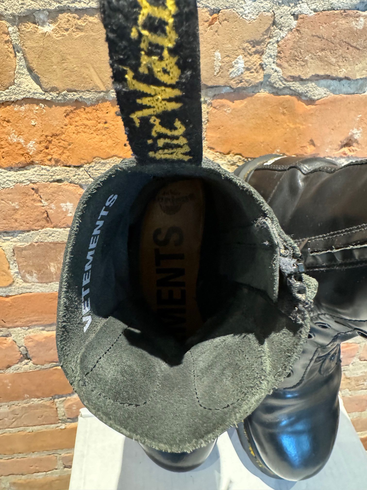 Dr. Martens × Vetements Dr. Martens x Vetements “Border Line” 1490 10-Eye Boots Size US 9 / EU 42 - 6 Thumbnail